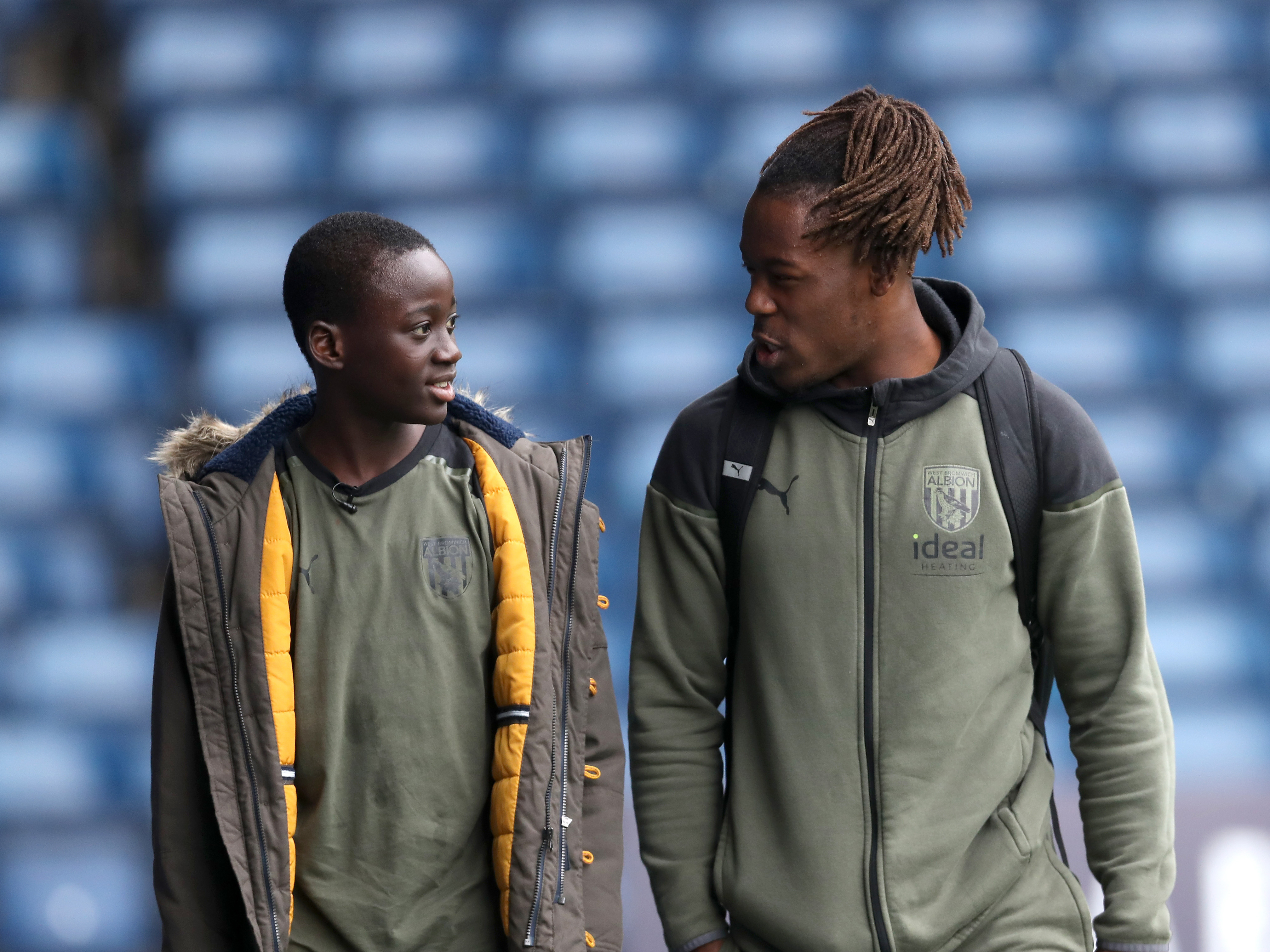 Albion fan Emmanuel in conversation with Brandon Thomas-Asante 