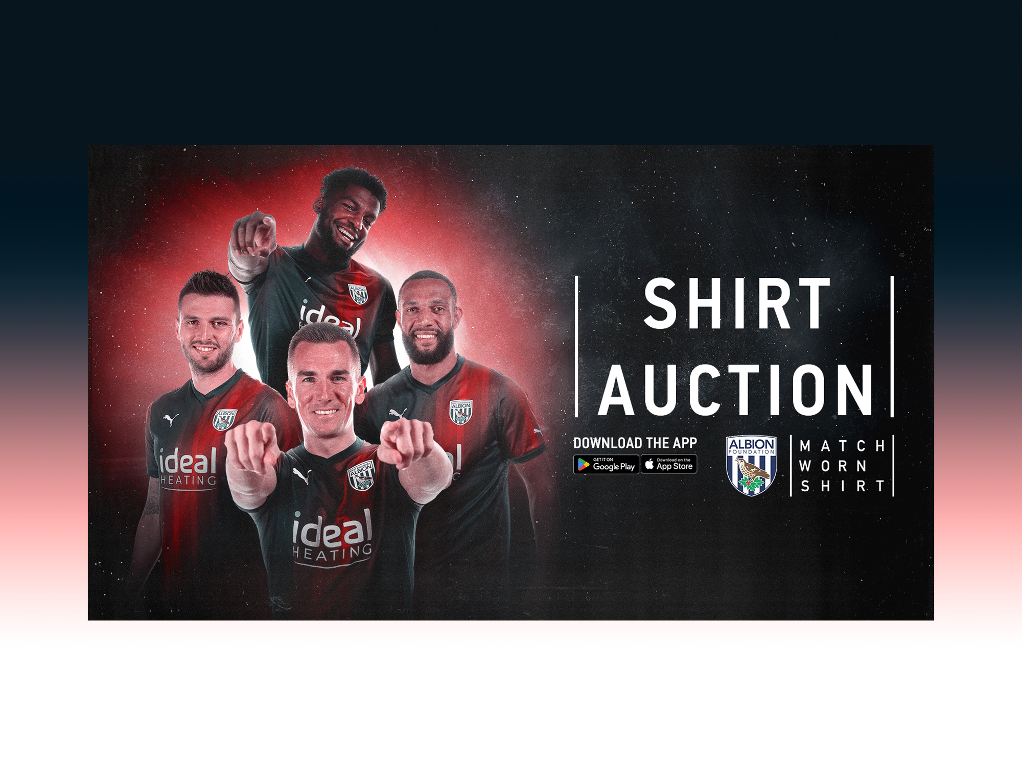 Coventry Match Worn Shirts Auction
