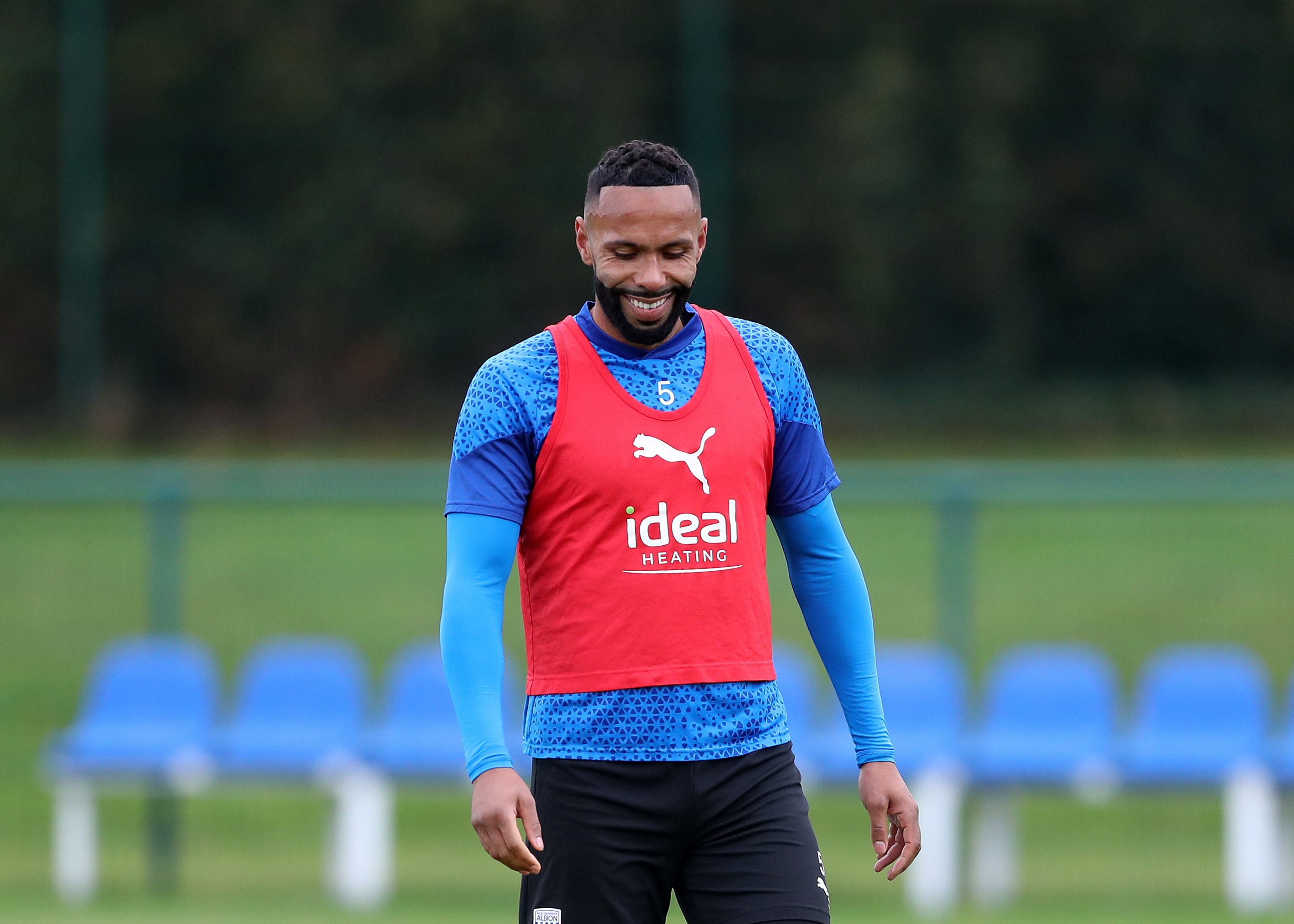 Kyle Bartley in Albion training
