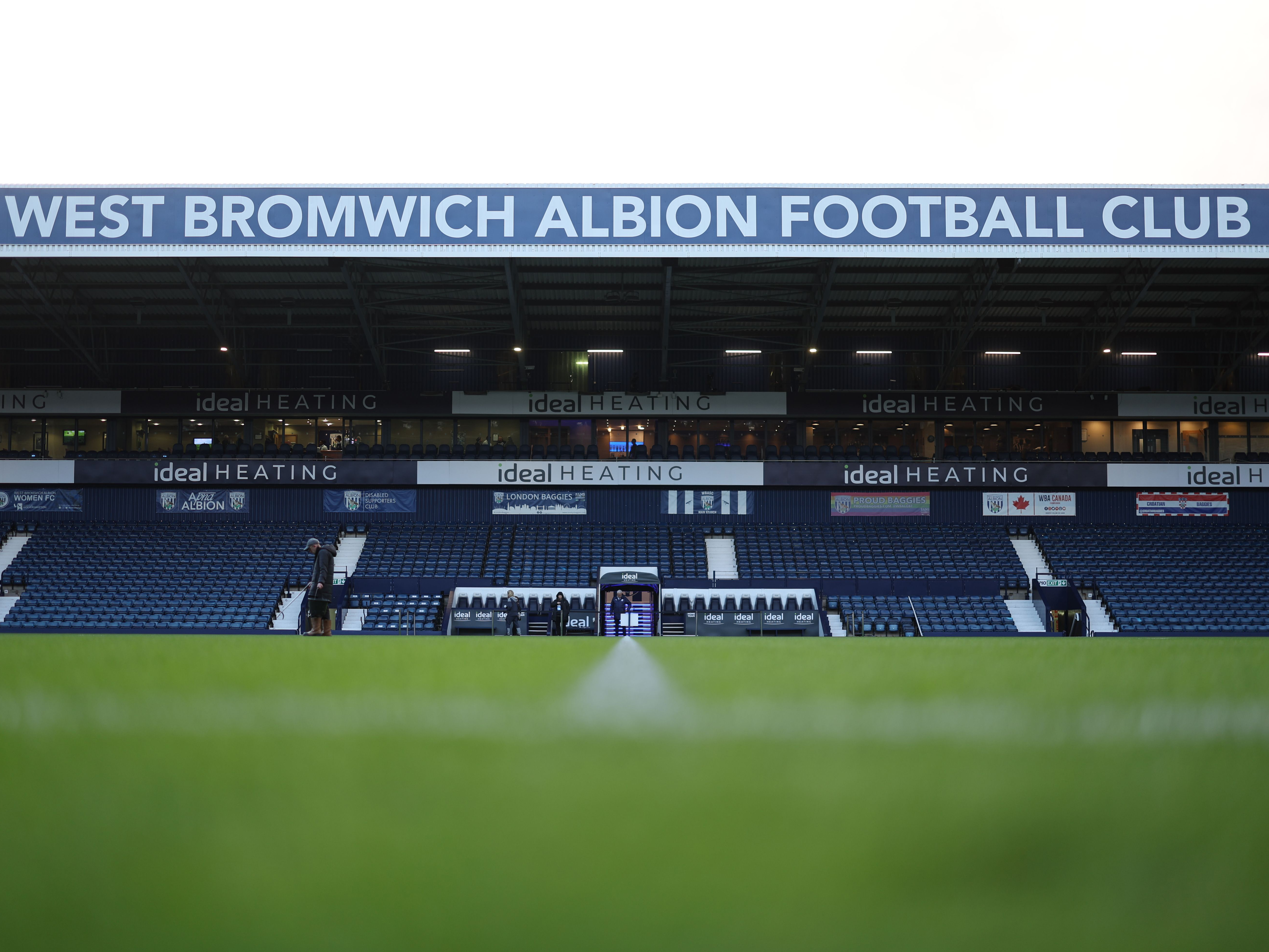 An image of West Bromwich Albion's West Stand