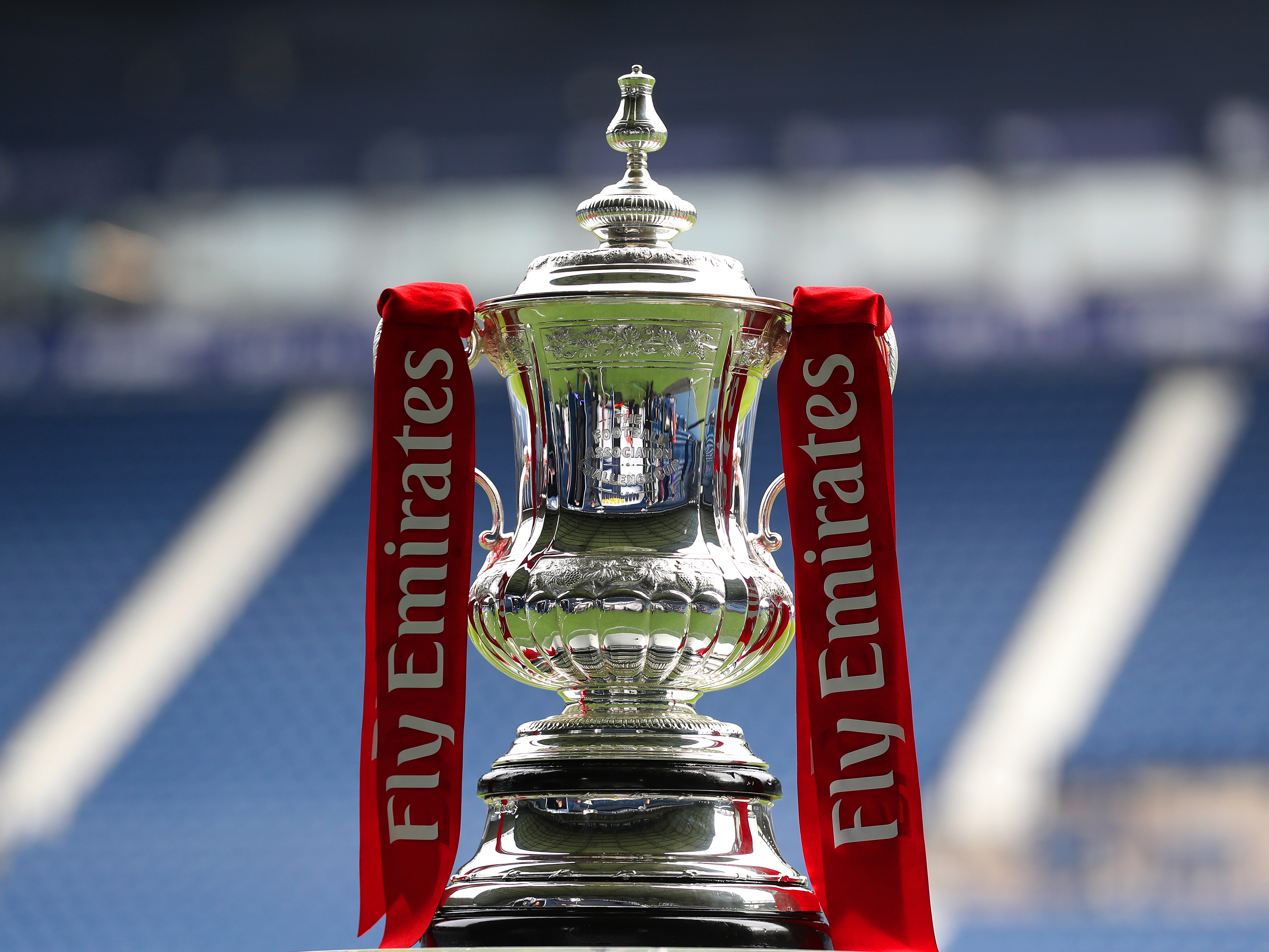 An image of the FA Cup trophy at The Hawthorns