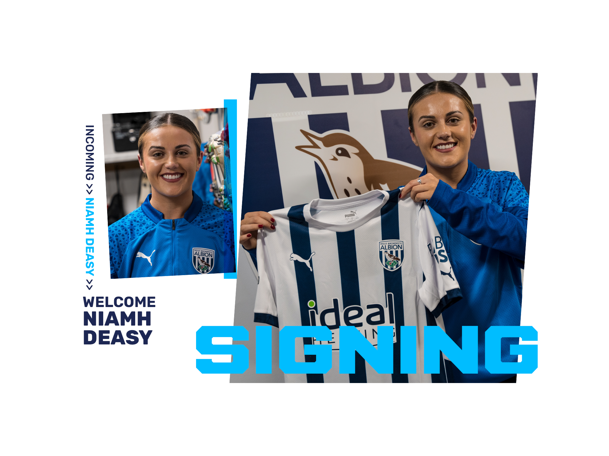 Albion sign Niamh Deasy.