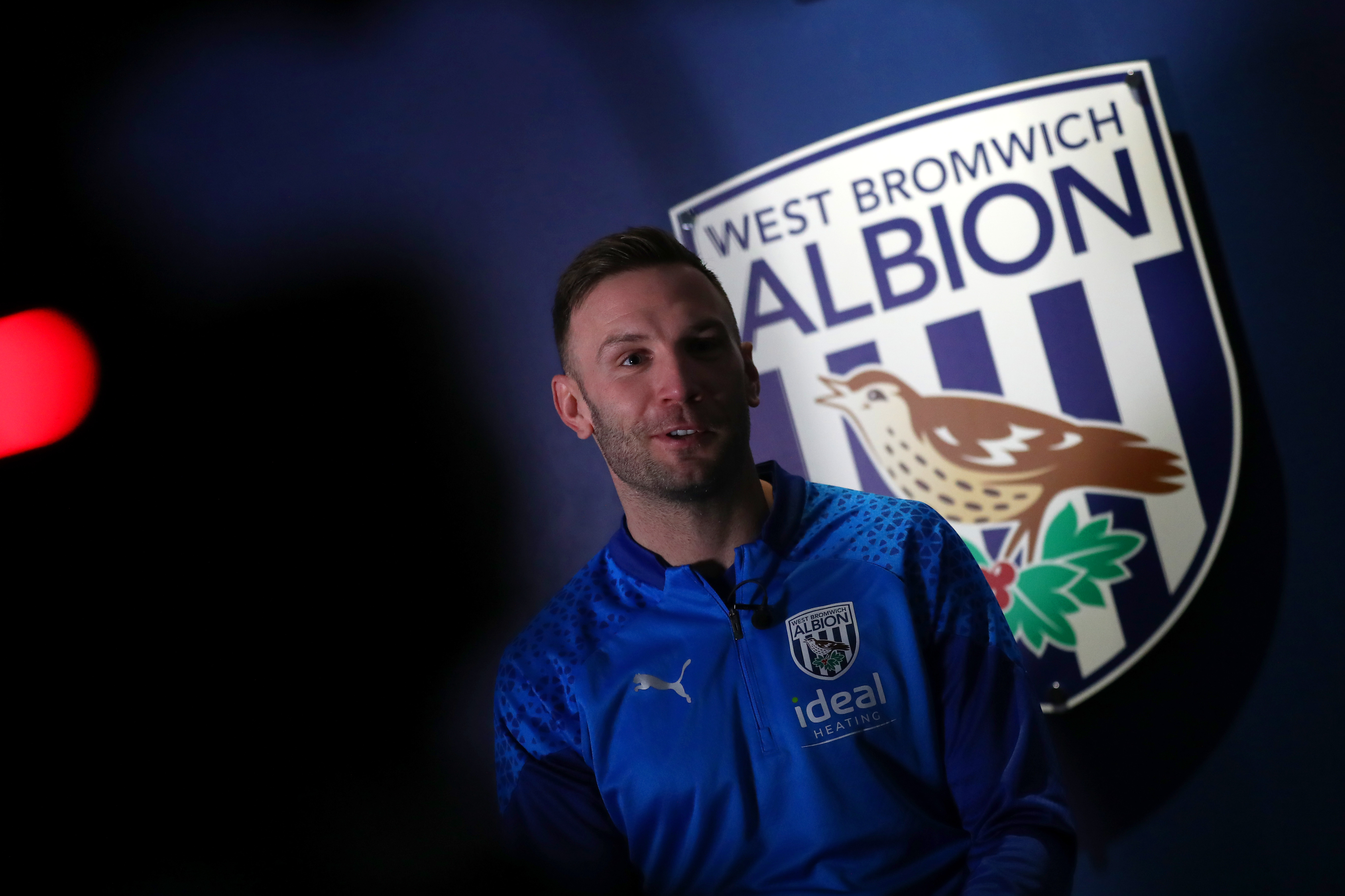 Andi Weimann being interviewed by WBA TV