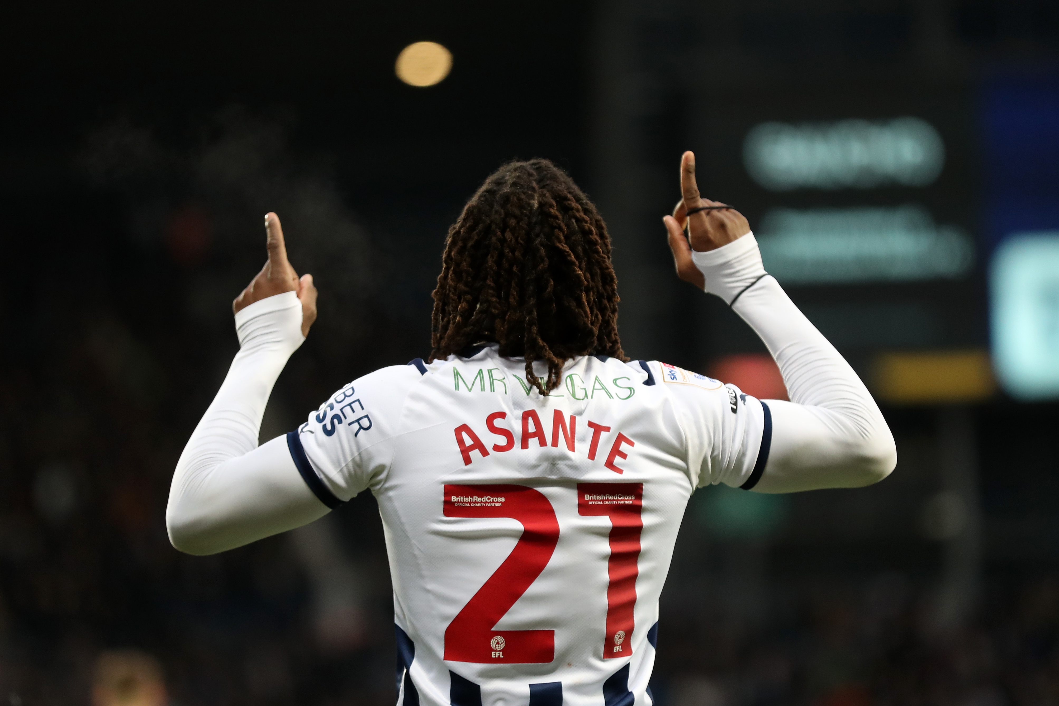 Brandon Thomas-Asante celebrates scoring against Blackburn