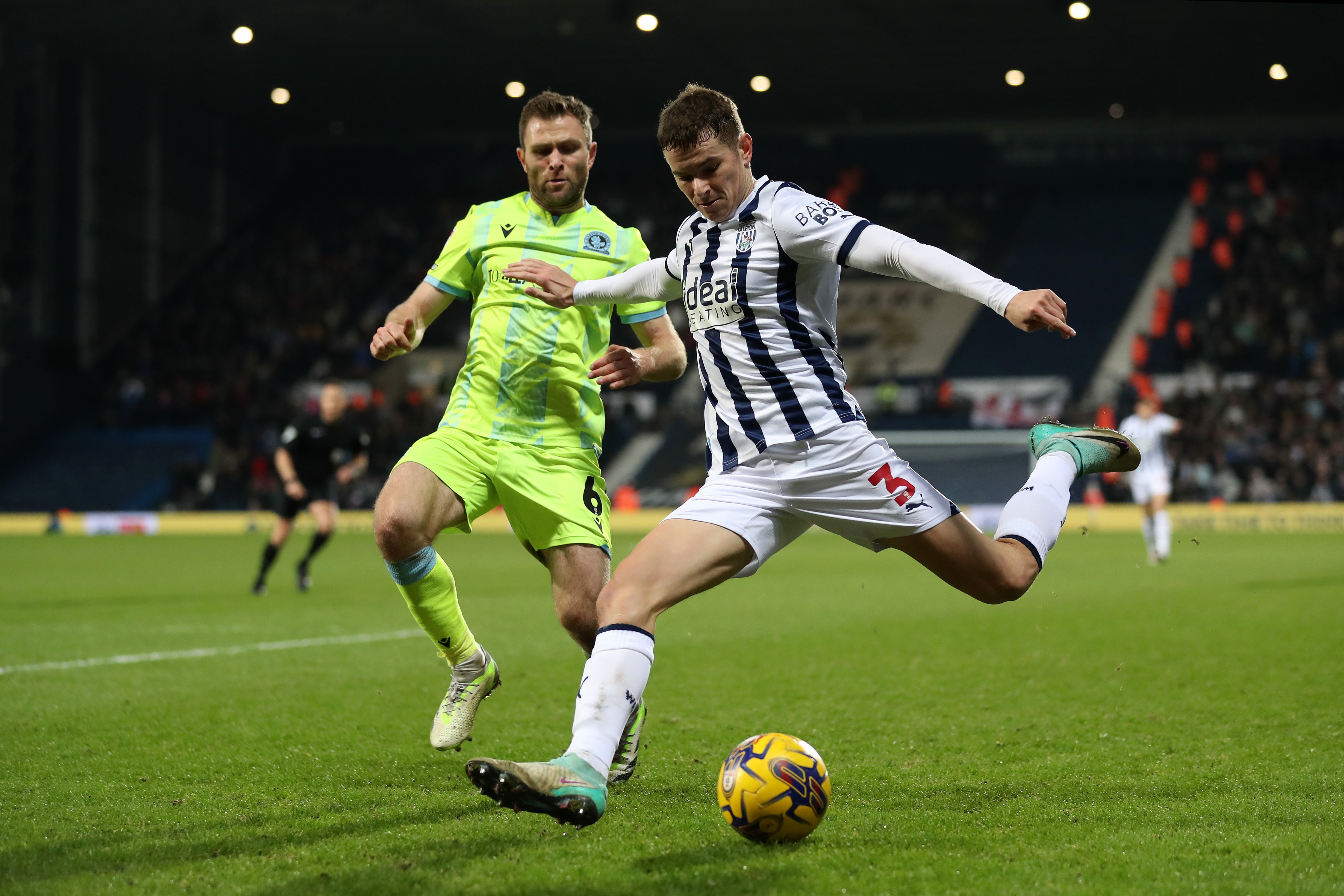 Conor Townsend on the ball against Blackburn 