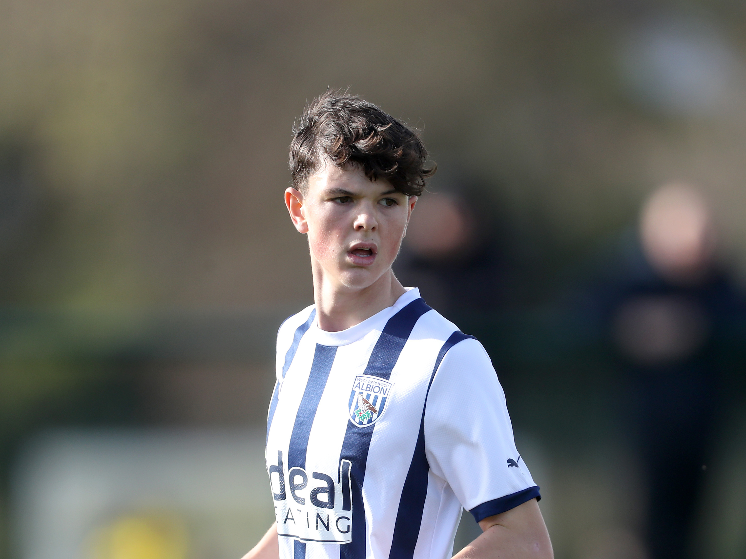 Max Jenner in action for Albion's U18 side