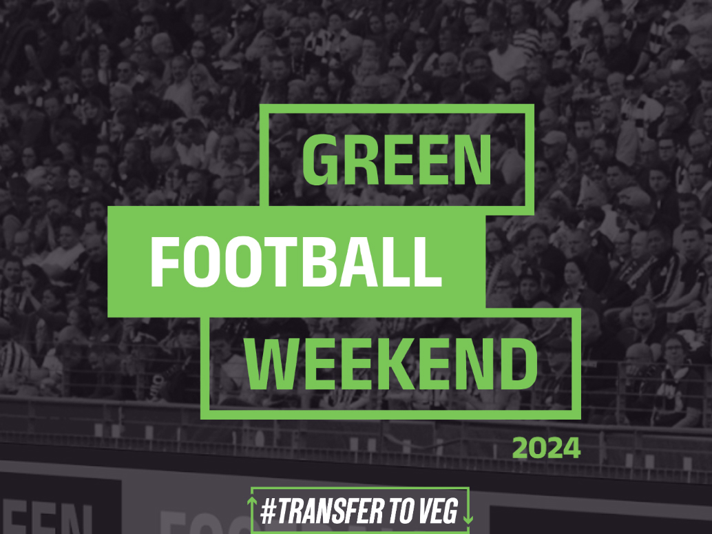 A graphic for Green Football Weekend 2024