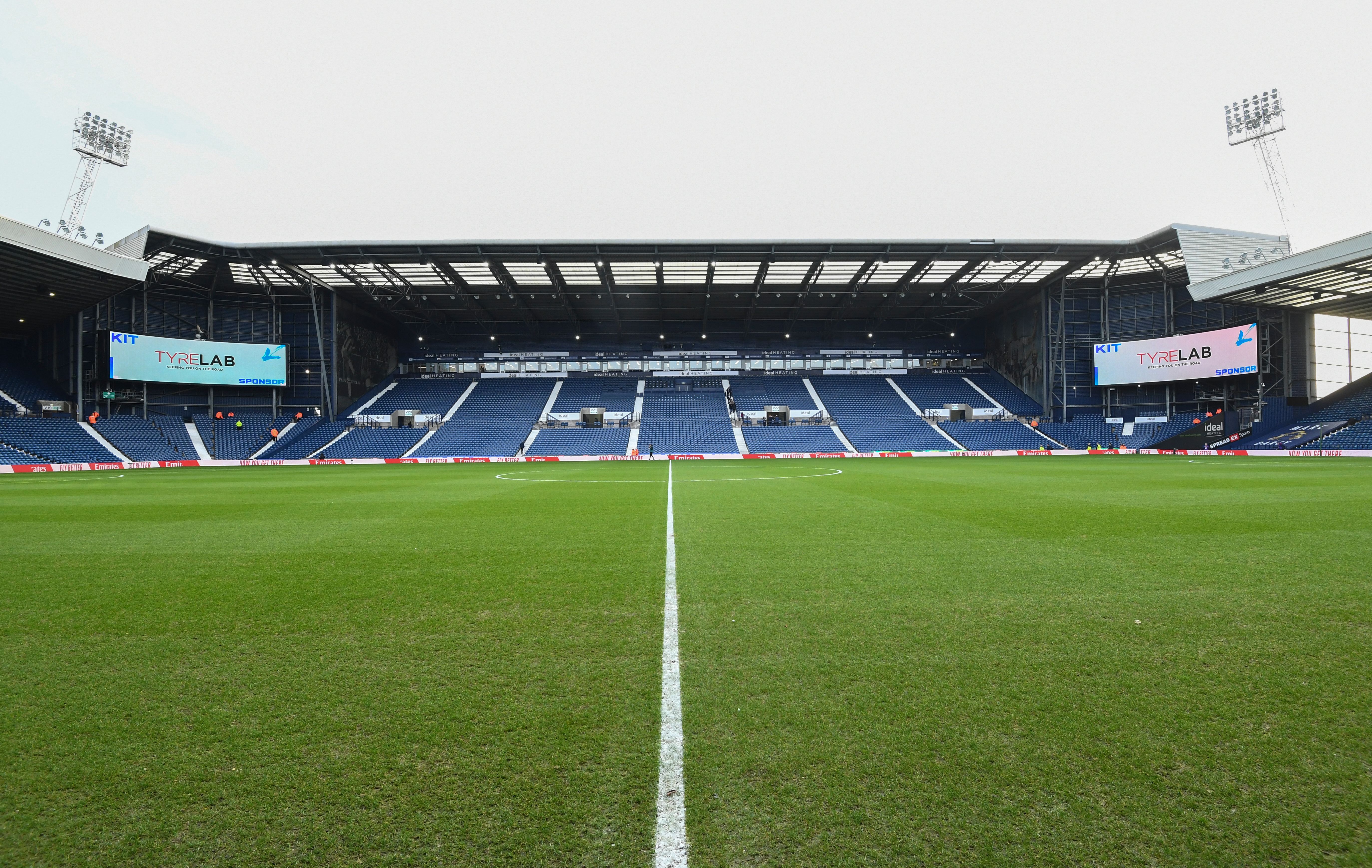 A general view of the East Stand at The Hawthorns