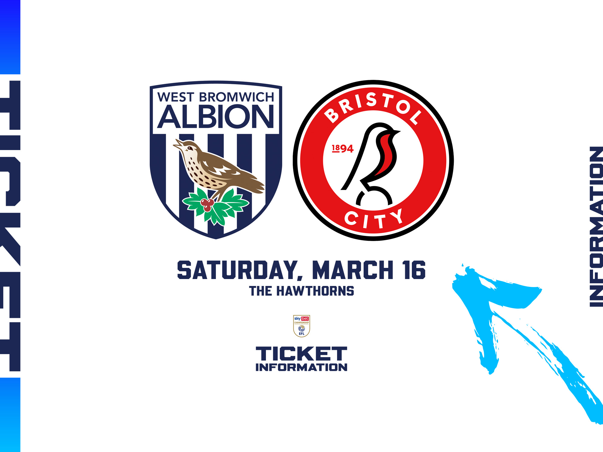 WBA and Bristol City badges on the home ticket graphic 