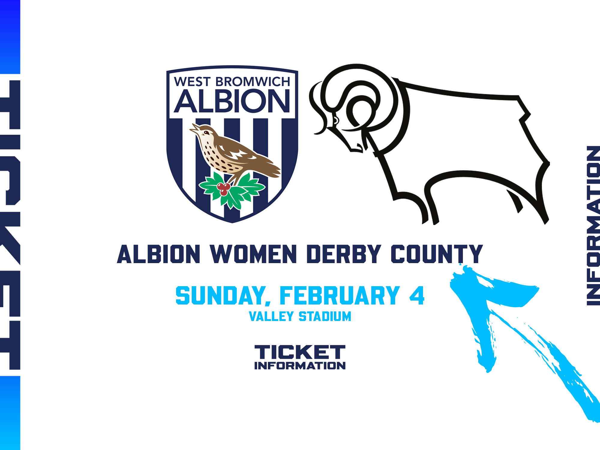 ticket information, Derby County home