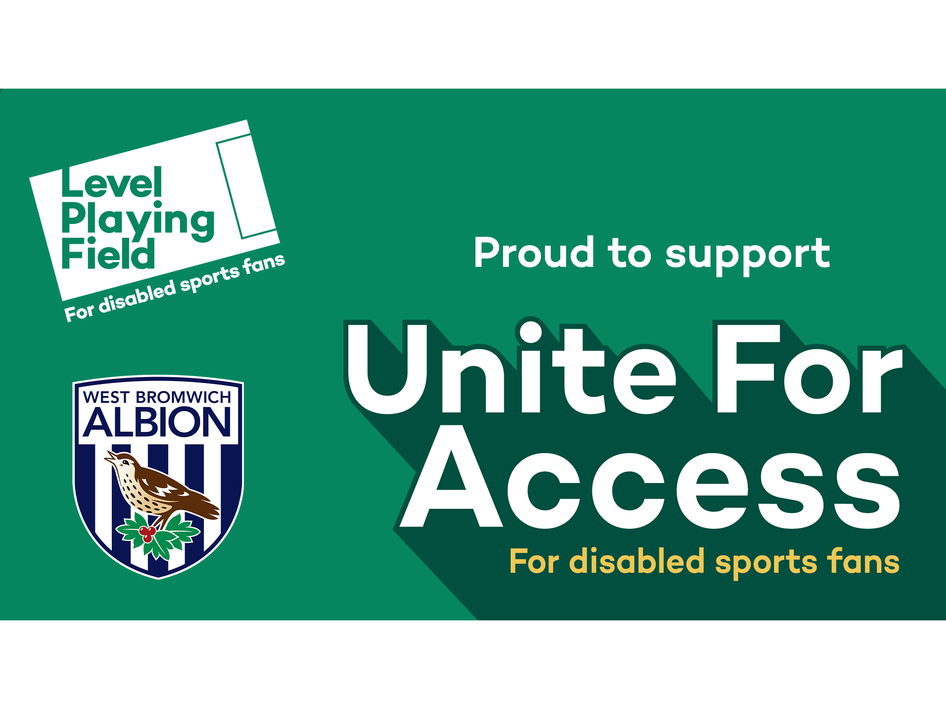 Level Playing Field's WBA Unite for Access graphic 