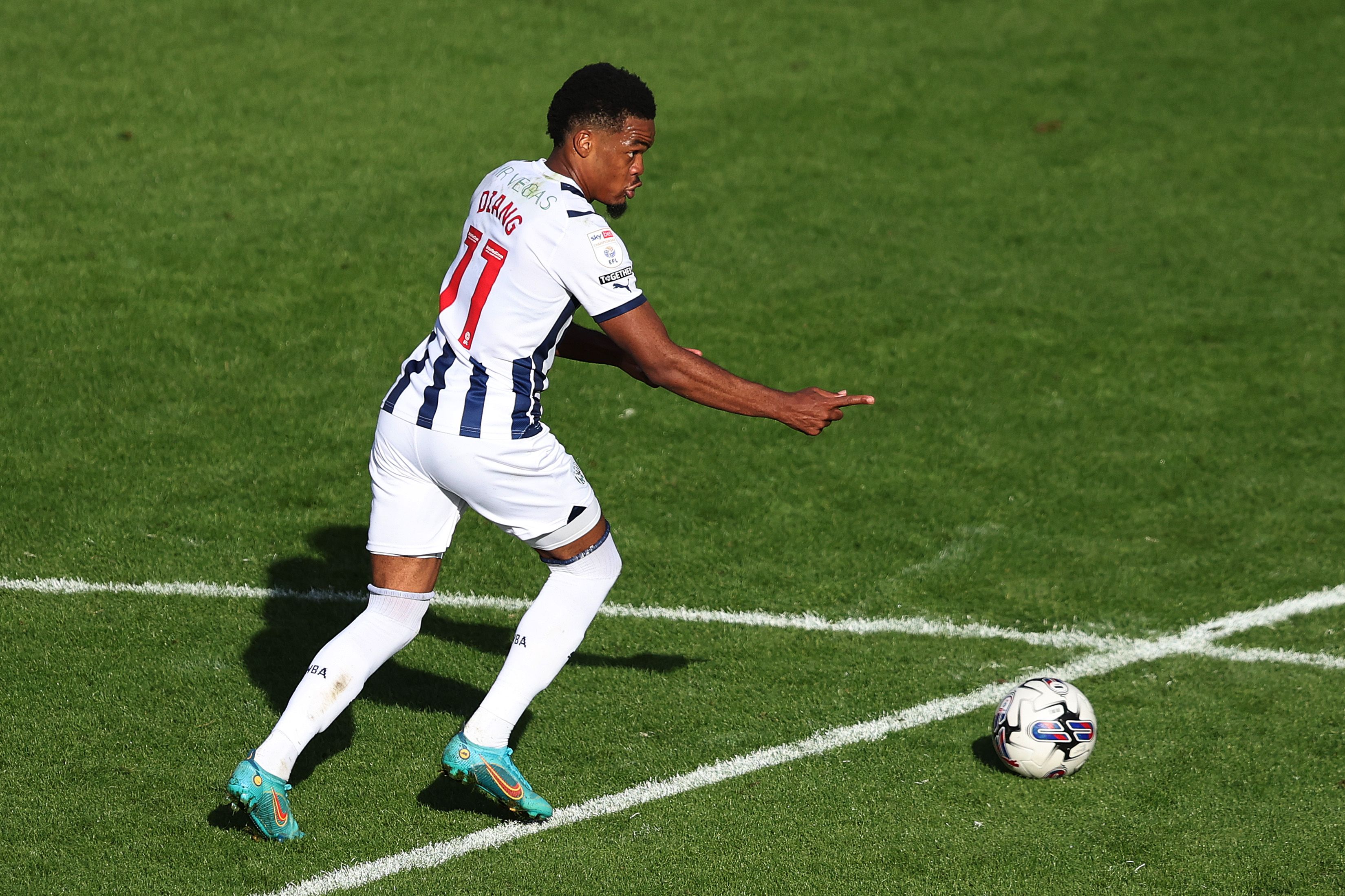 Grady Diangana in home Albion colours.