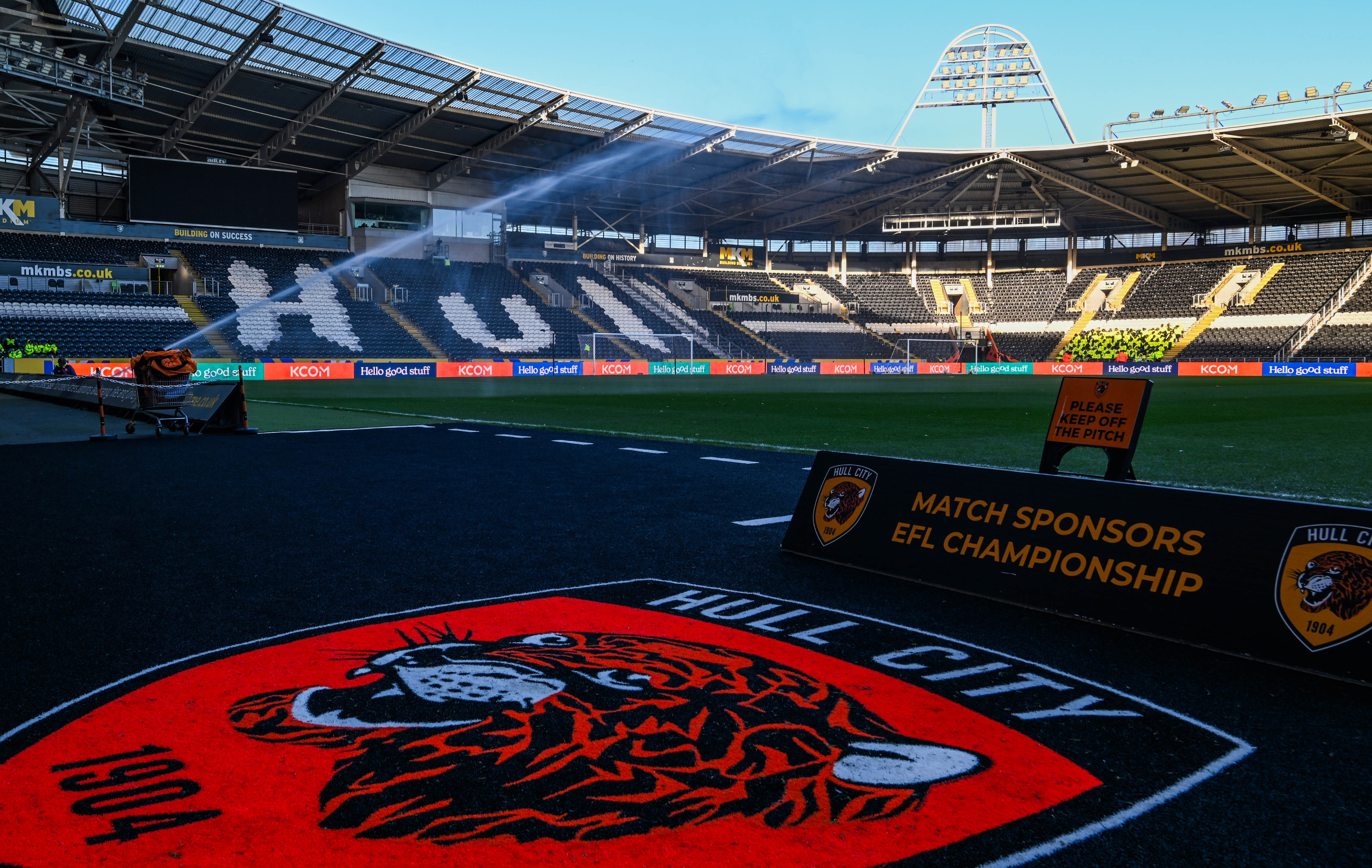 A general view of Hull City's MKM Stadium
