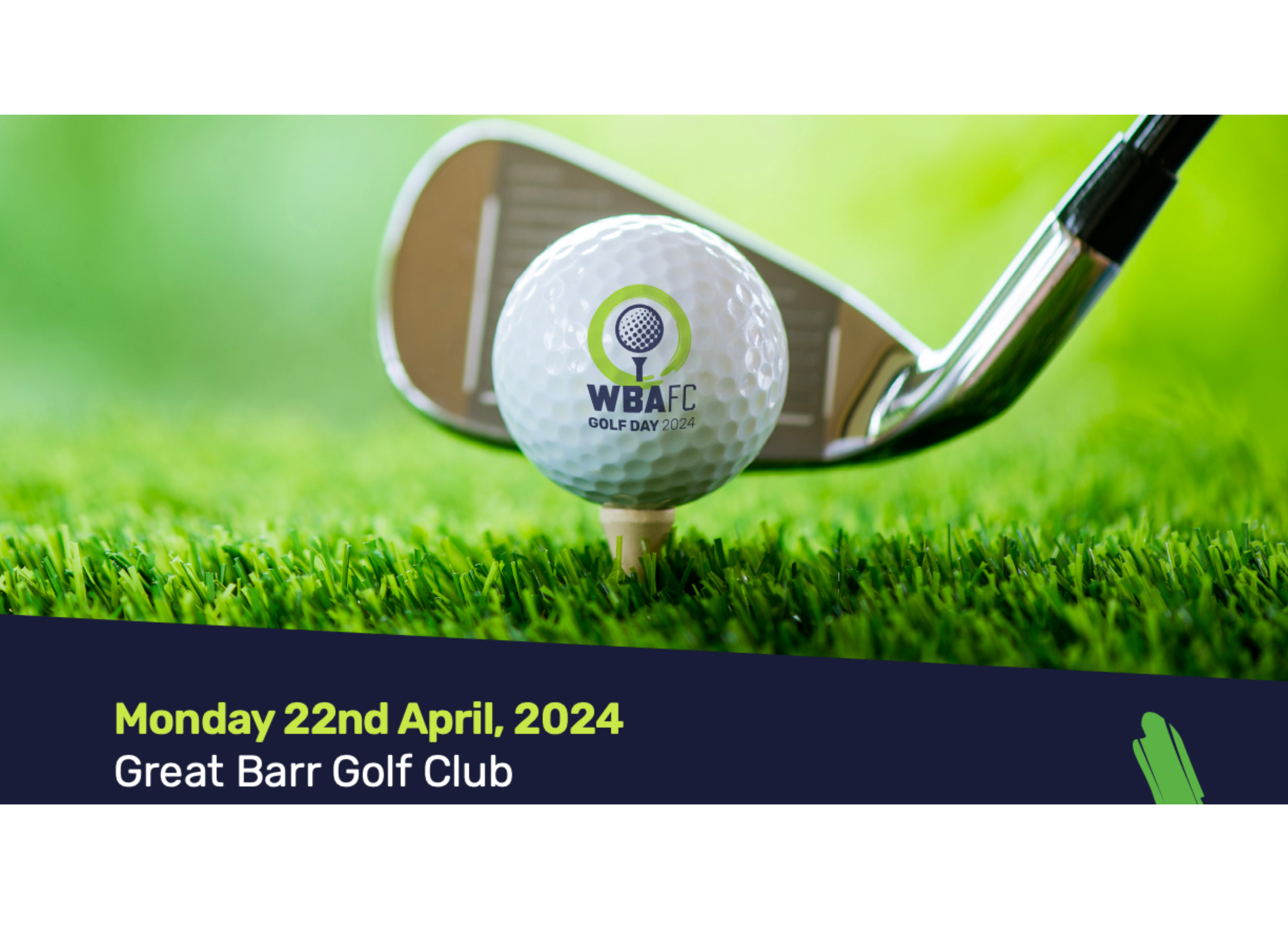 WBA Golf Day 2024 Promotion - Monday 22nd April 2024 at Great Barr Golf Club