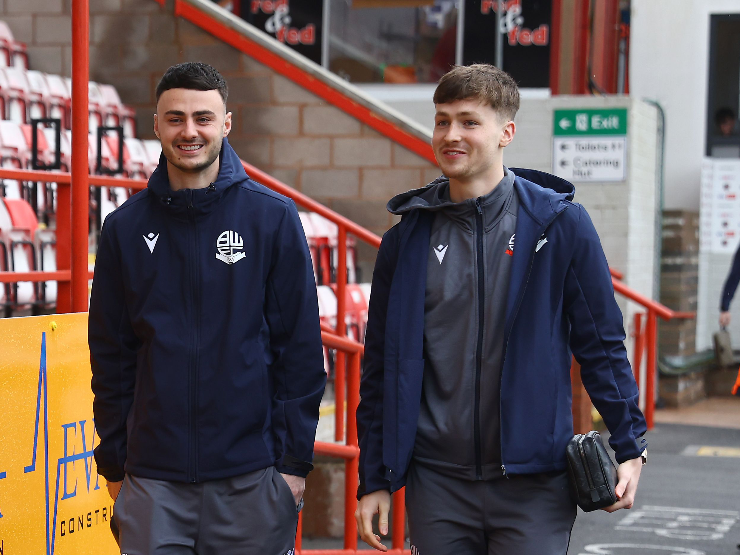 A photo of Albion defender Zac Ashworth in loan club Bolton Wanderers' training wear ahead of their game against Exeter City