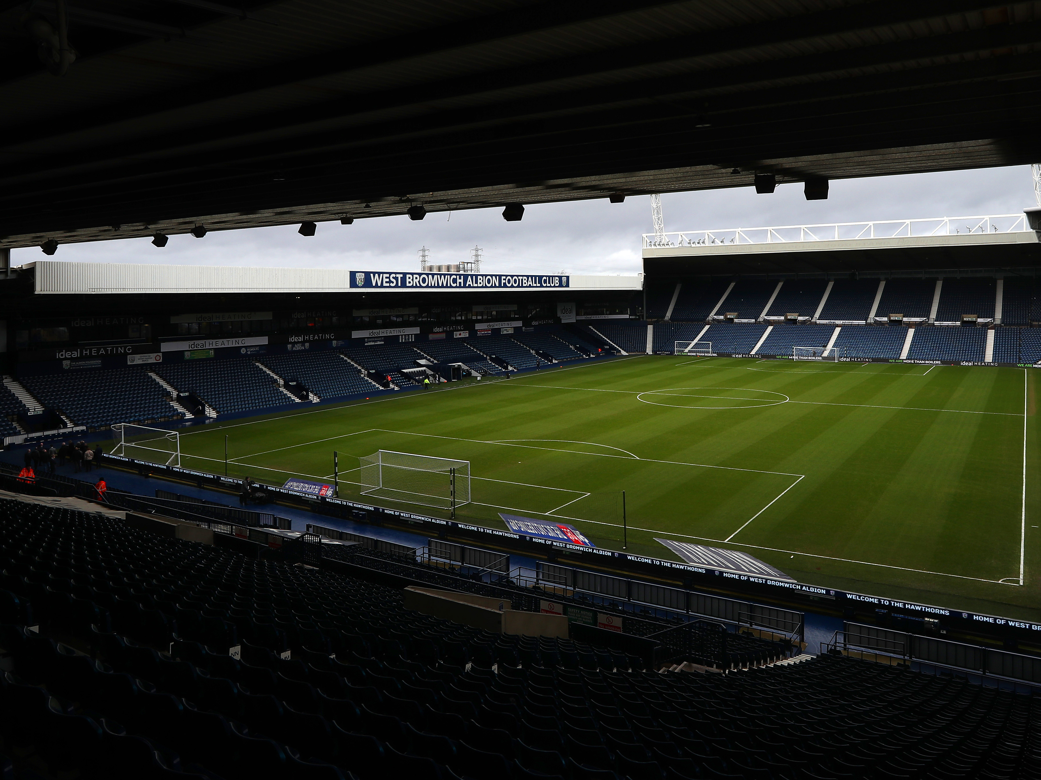 General view of The Hawthorns from the Smethwick End 