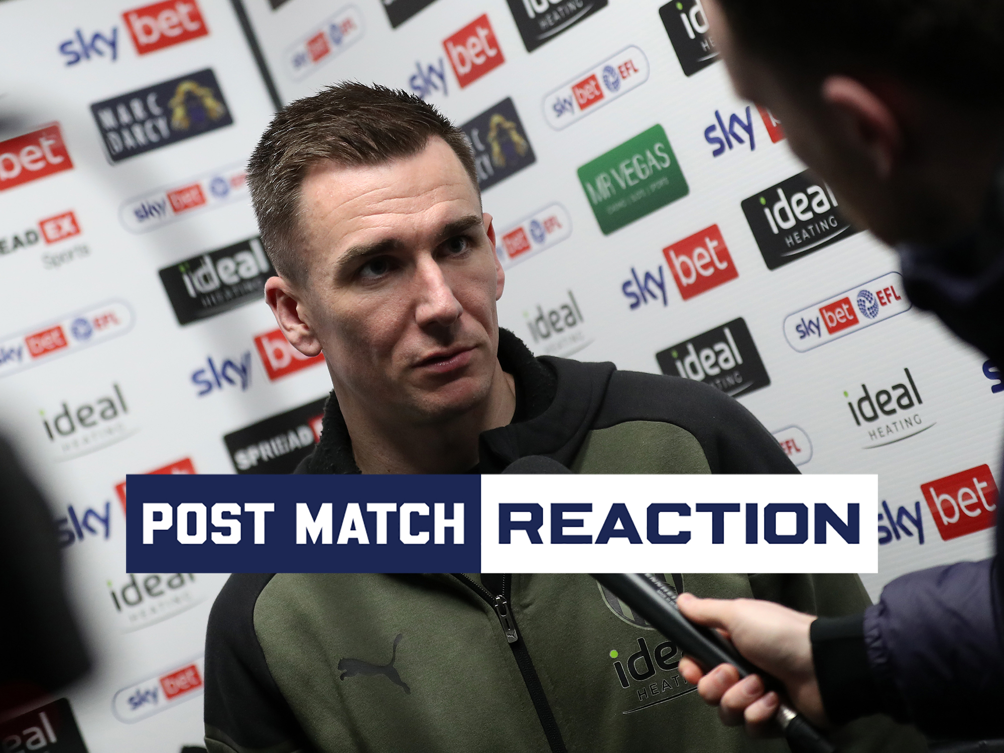Jed Wallace is interviewed after scoring against Bristol City