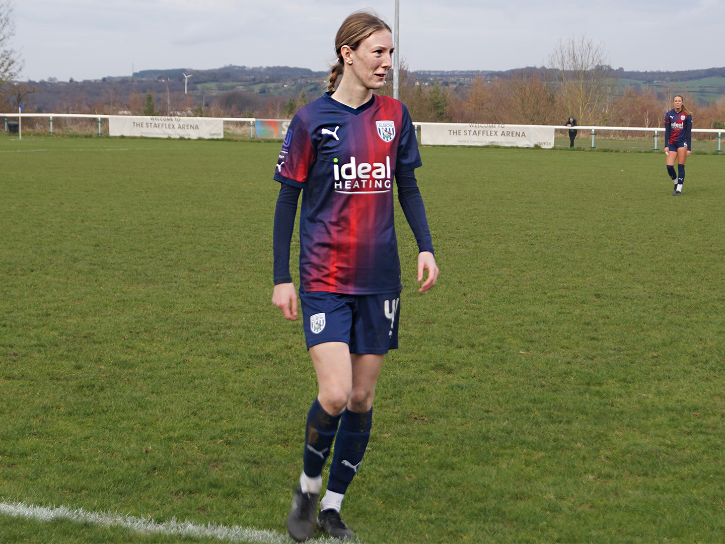 An image of Jess Reavill playing against Huddersfield