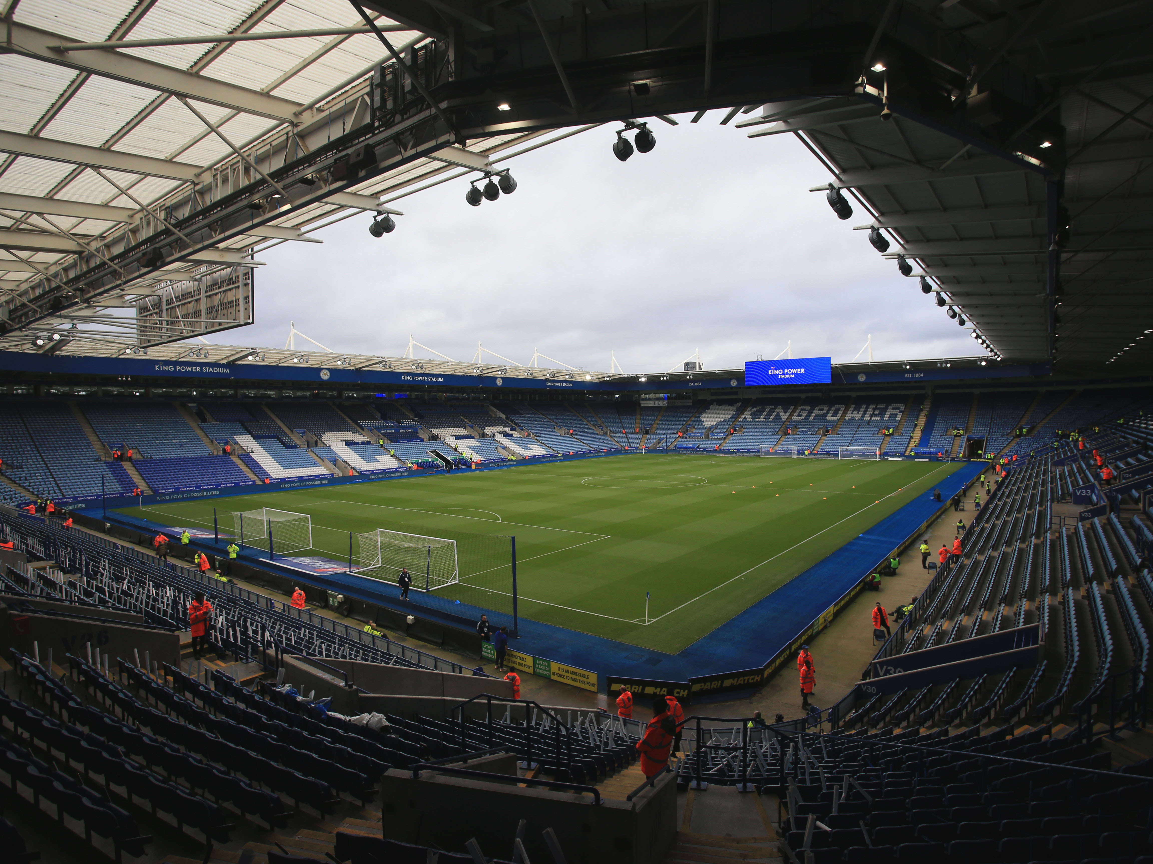 An image of Leicester City's King Power Stadium