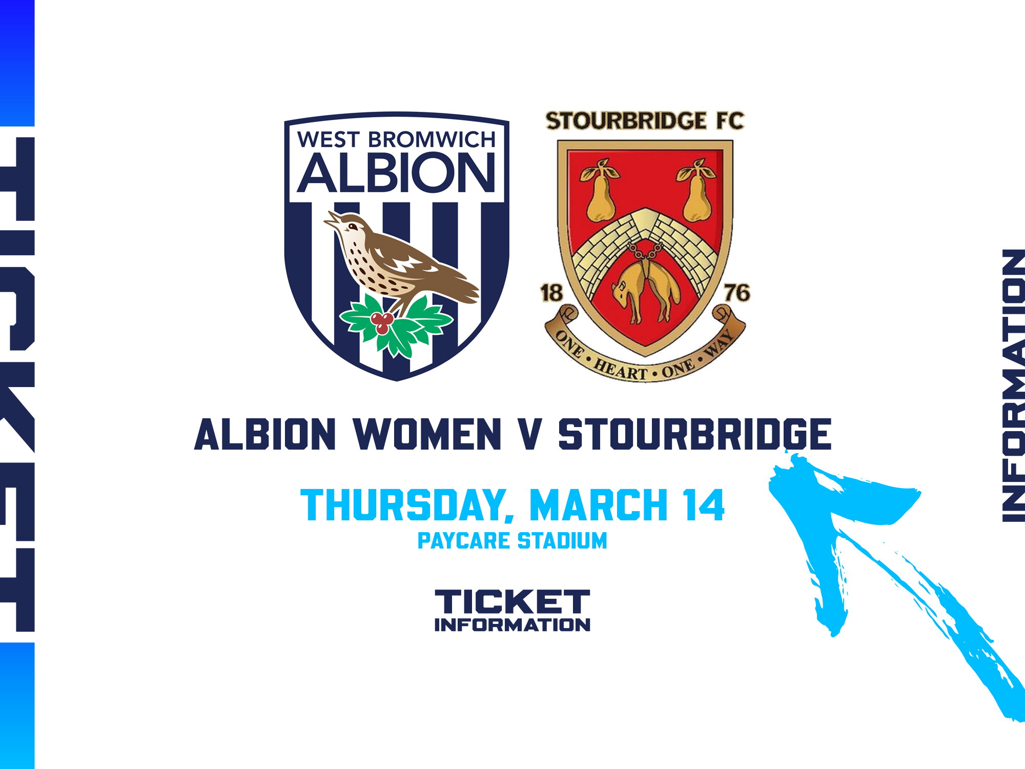 Albion Women ticket information for Stourbridge
