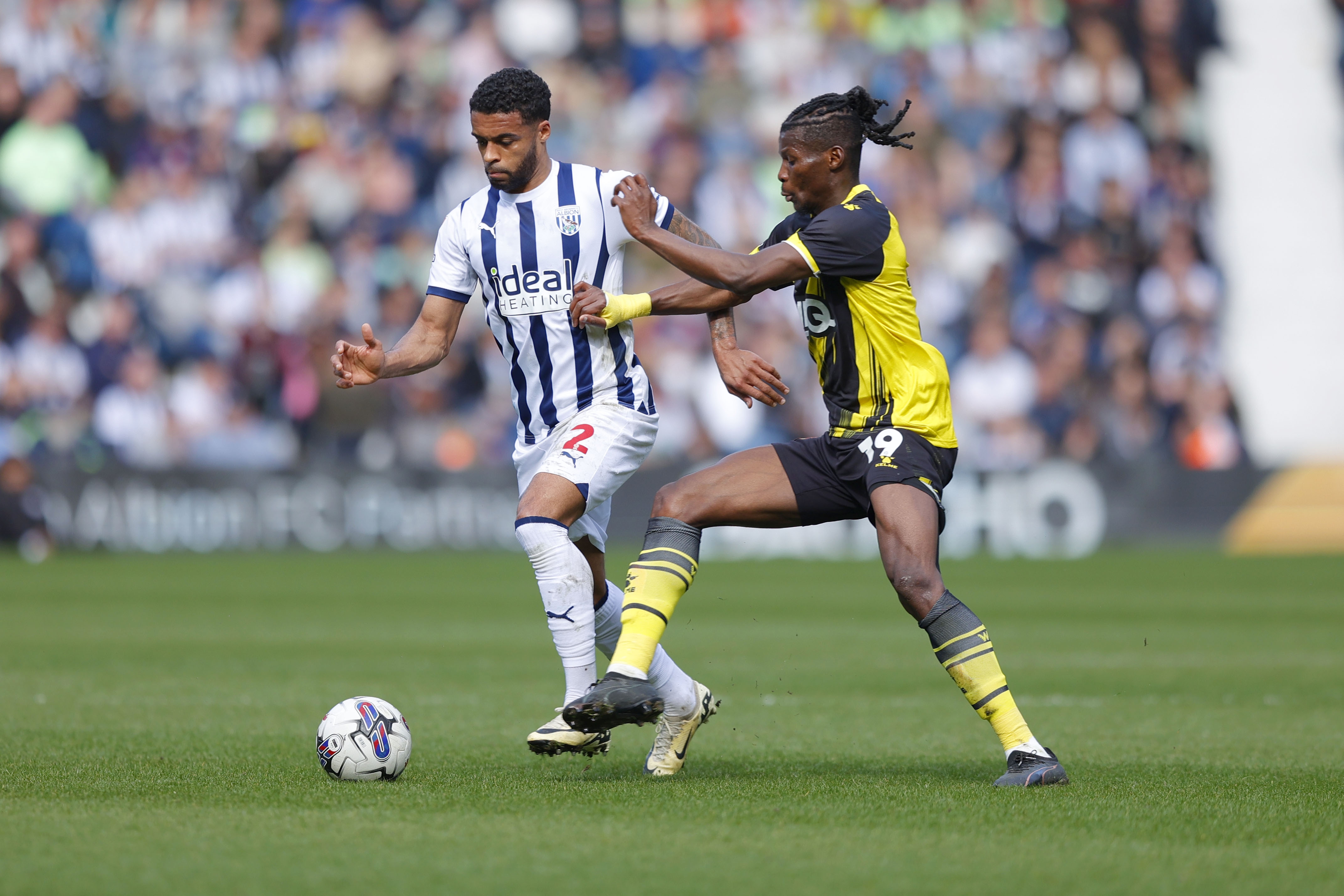 Darnell Furlong on the ball against Watford 