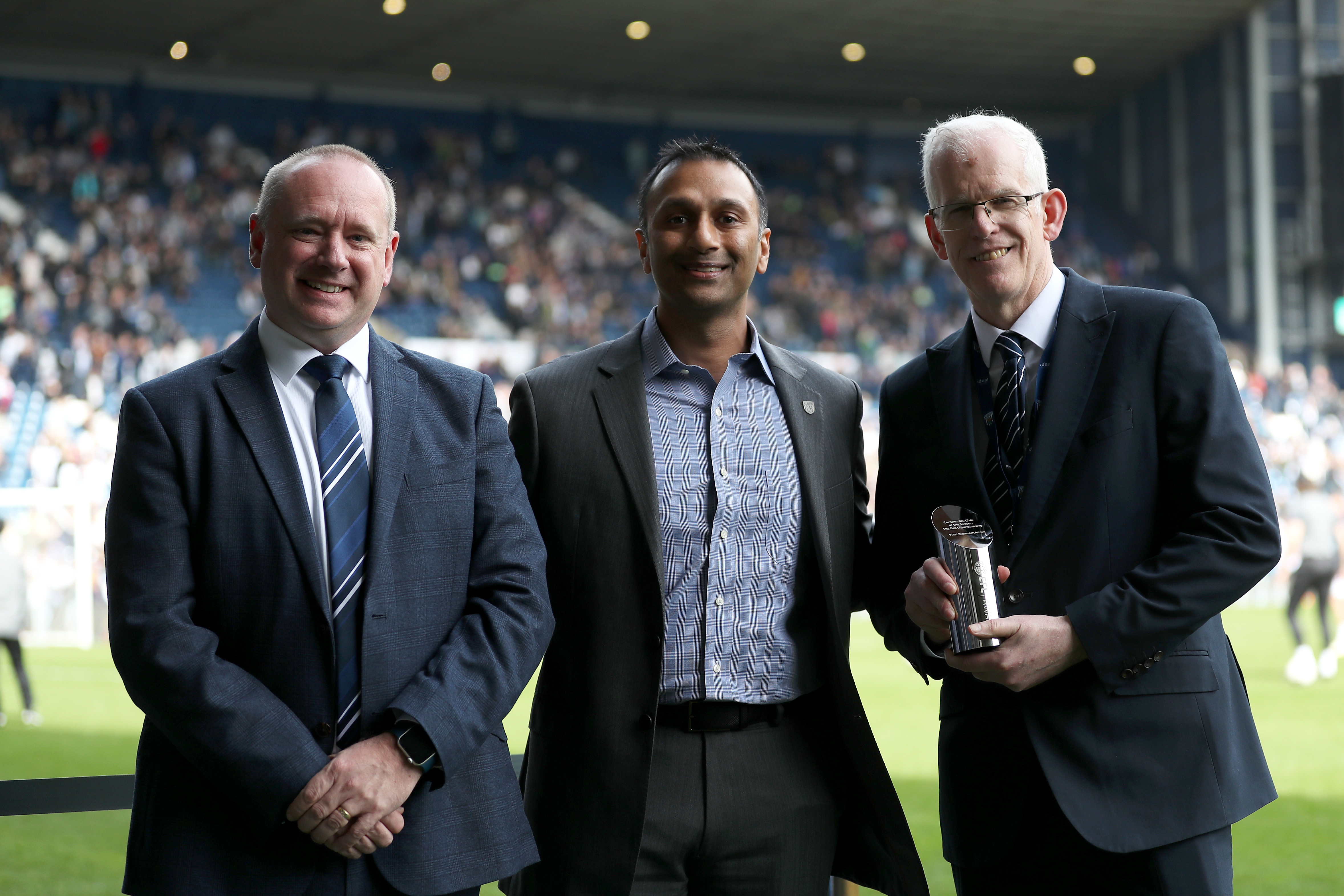 Managing Director Mark Miles, Chairman Shilen Patel and Albion Foundation Director Rob Lake