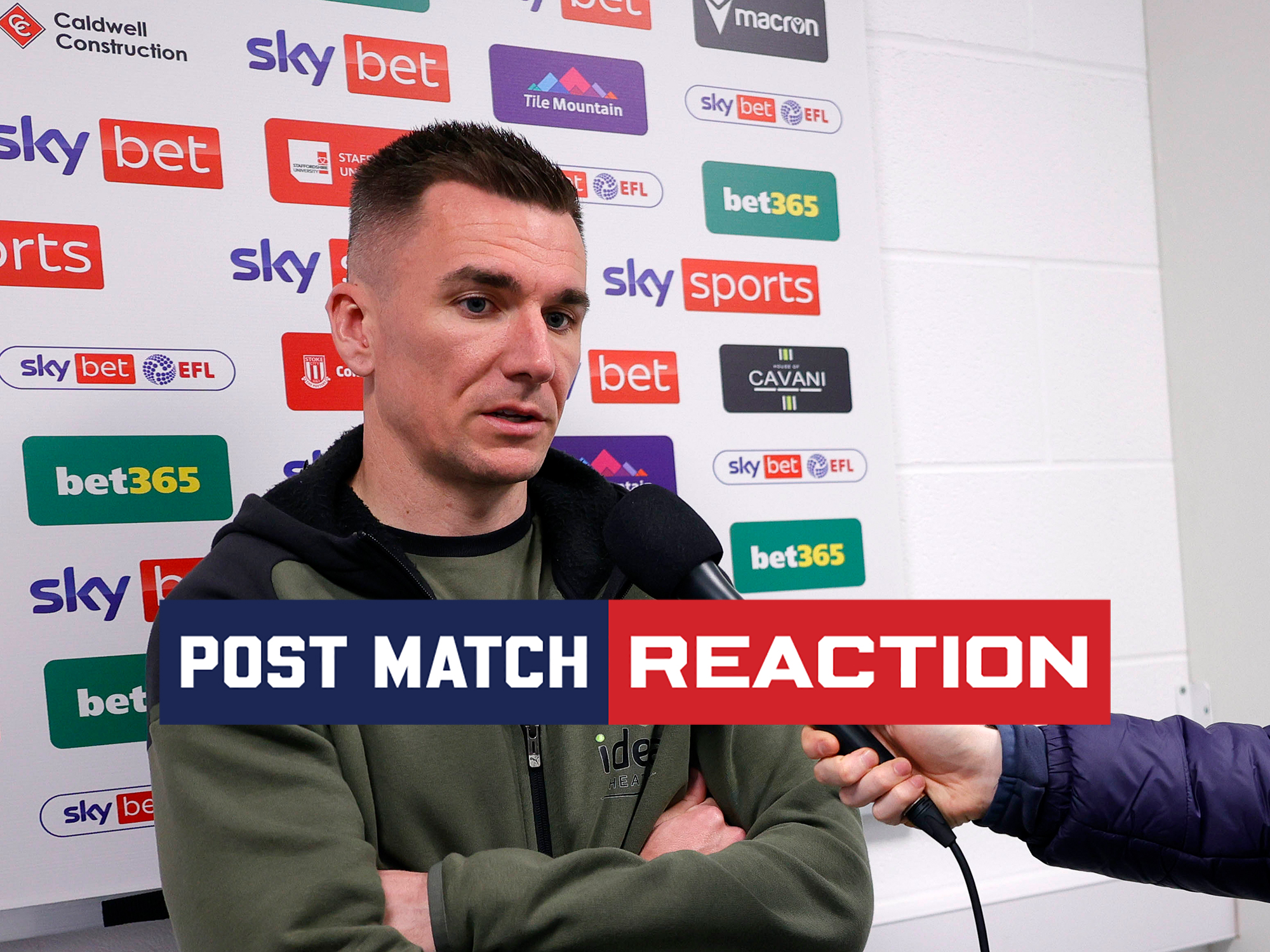 Jed Wallace is interviewed after Albion's draw at Stoke 