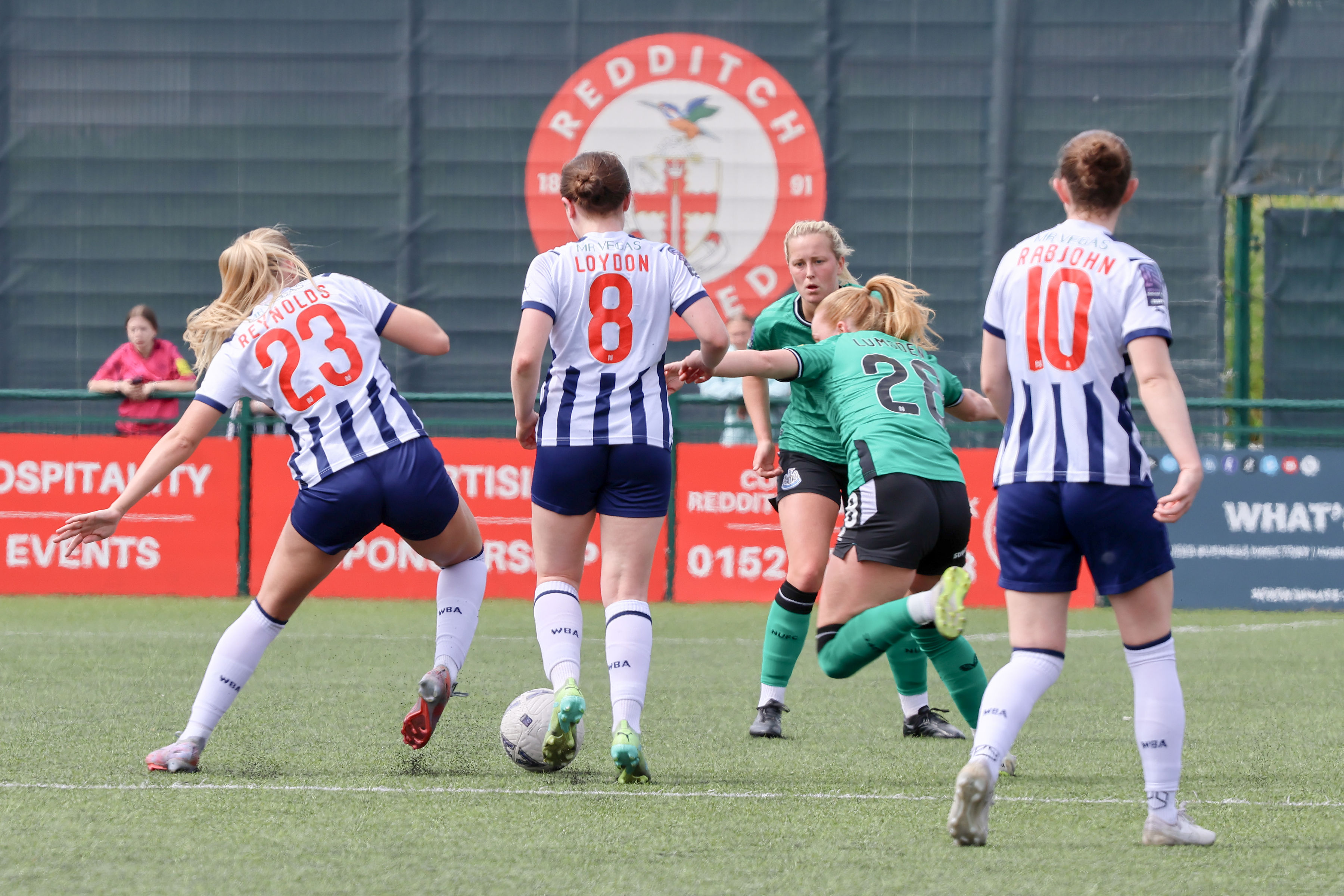Albion Women in action against Newcastle United