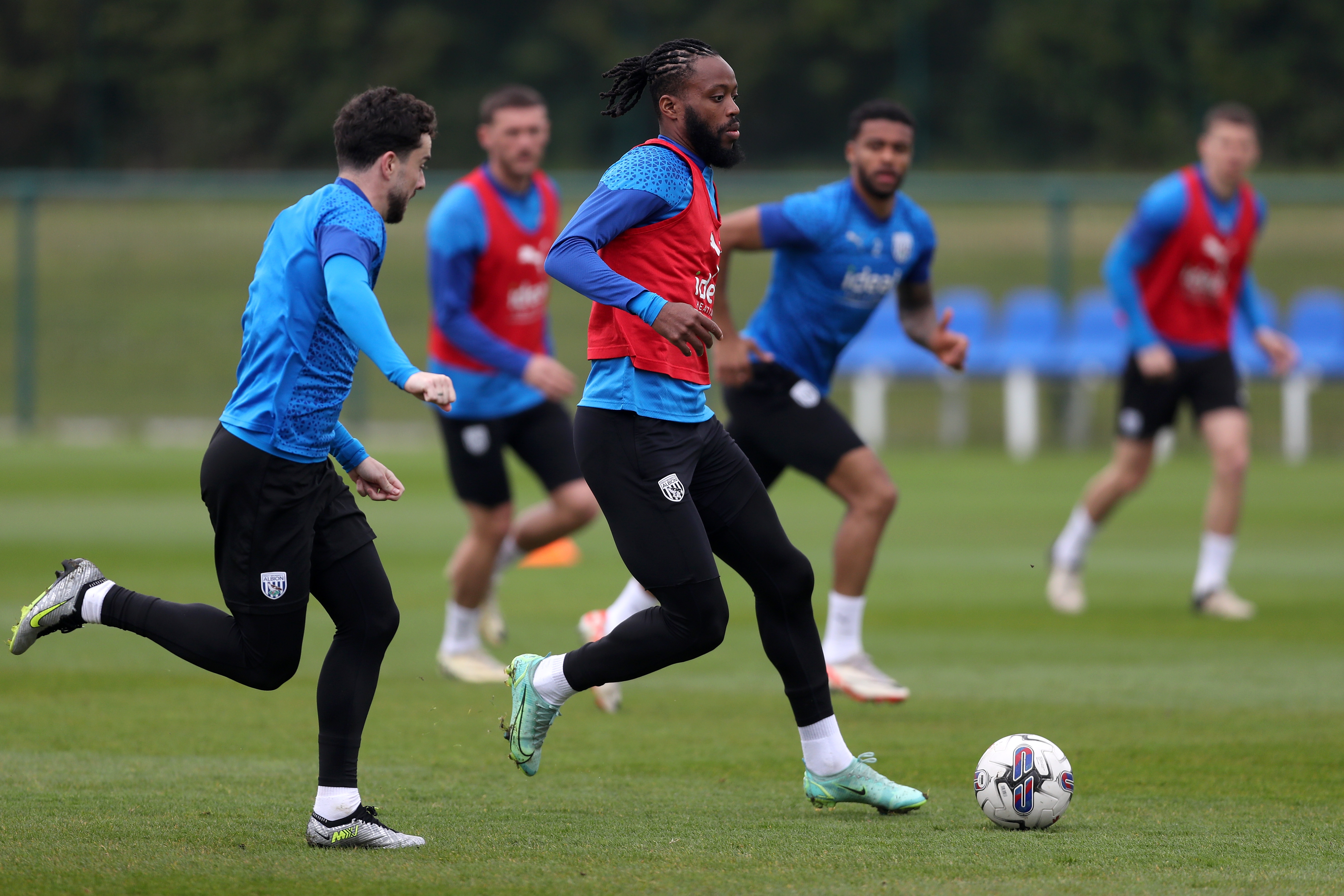 Nathaniel Chalobah on the ball during a training session
