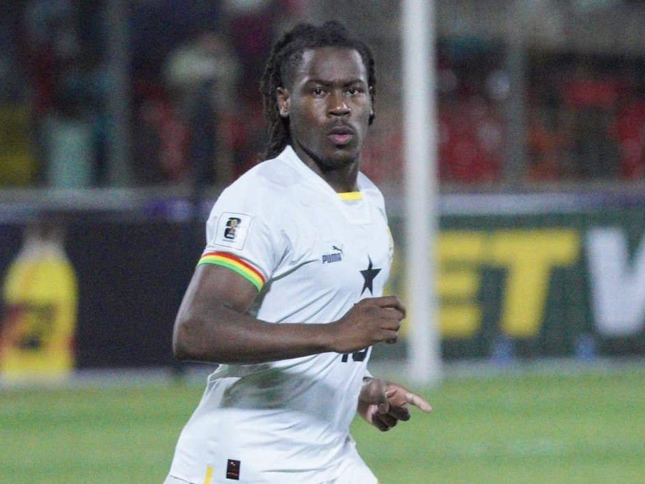 An image of Brandon Thomas-Asante playing for Ghana