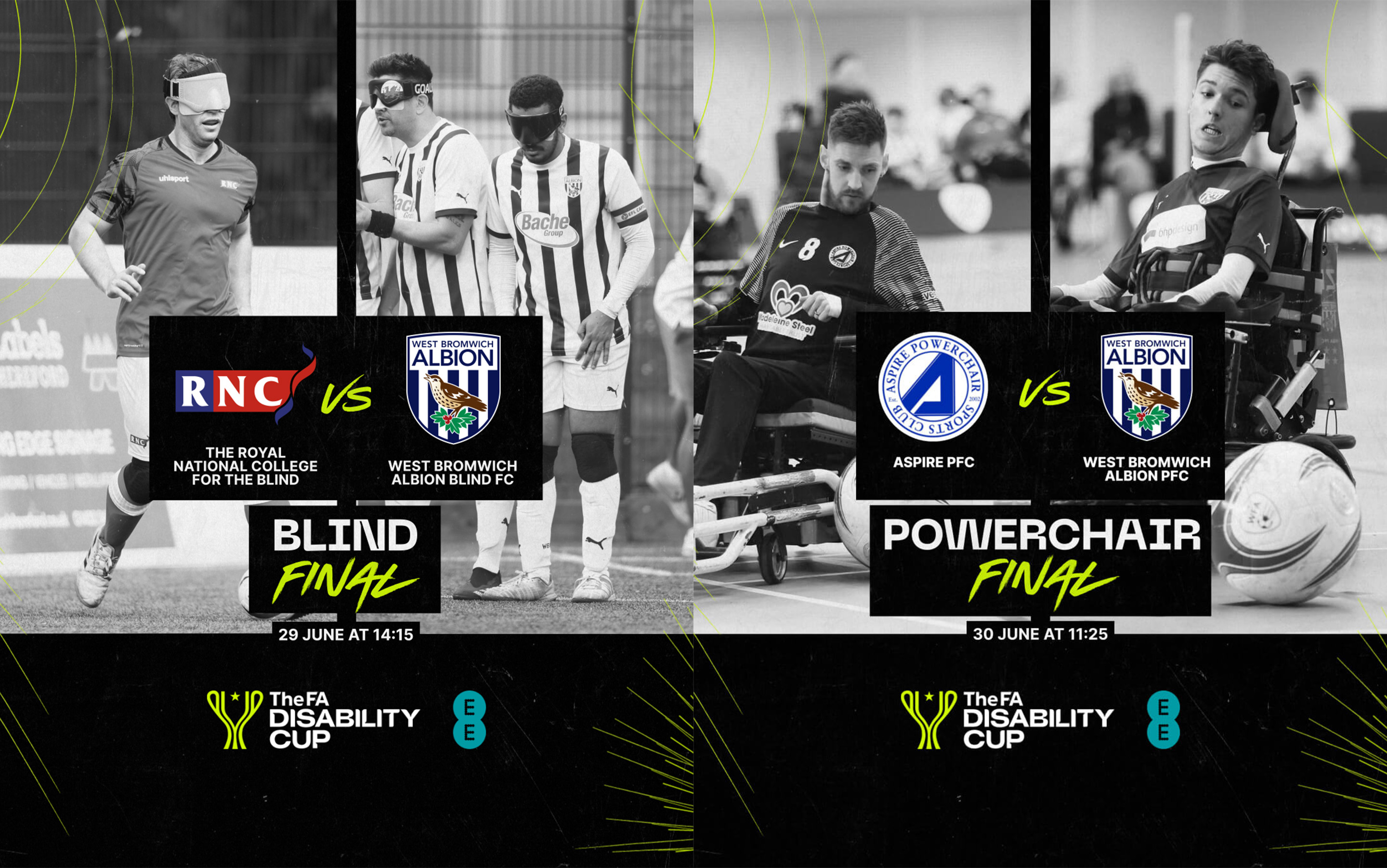 FA Disability Cup - Blind & Powerchair Fixtures graphic