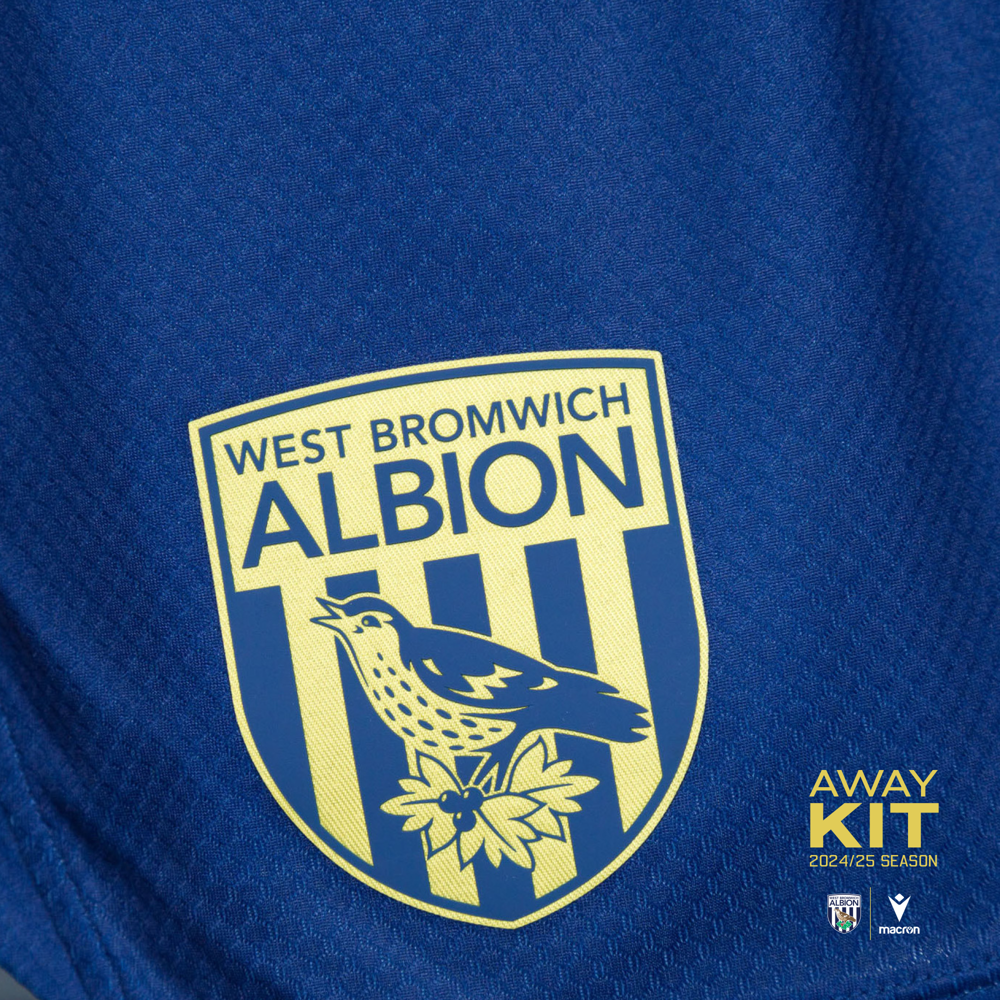 A close-up image of the 2024/25 away kit 