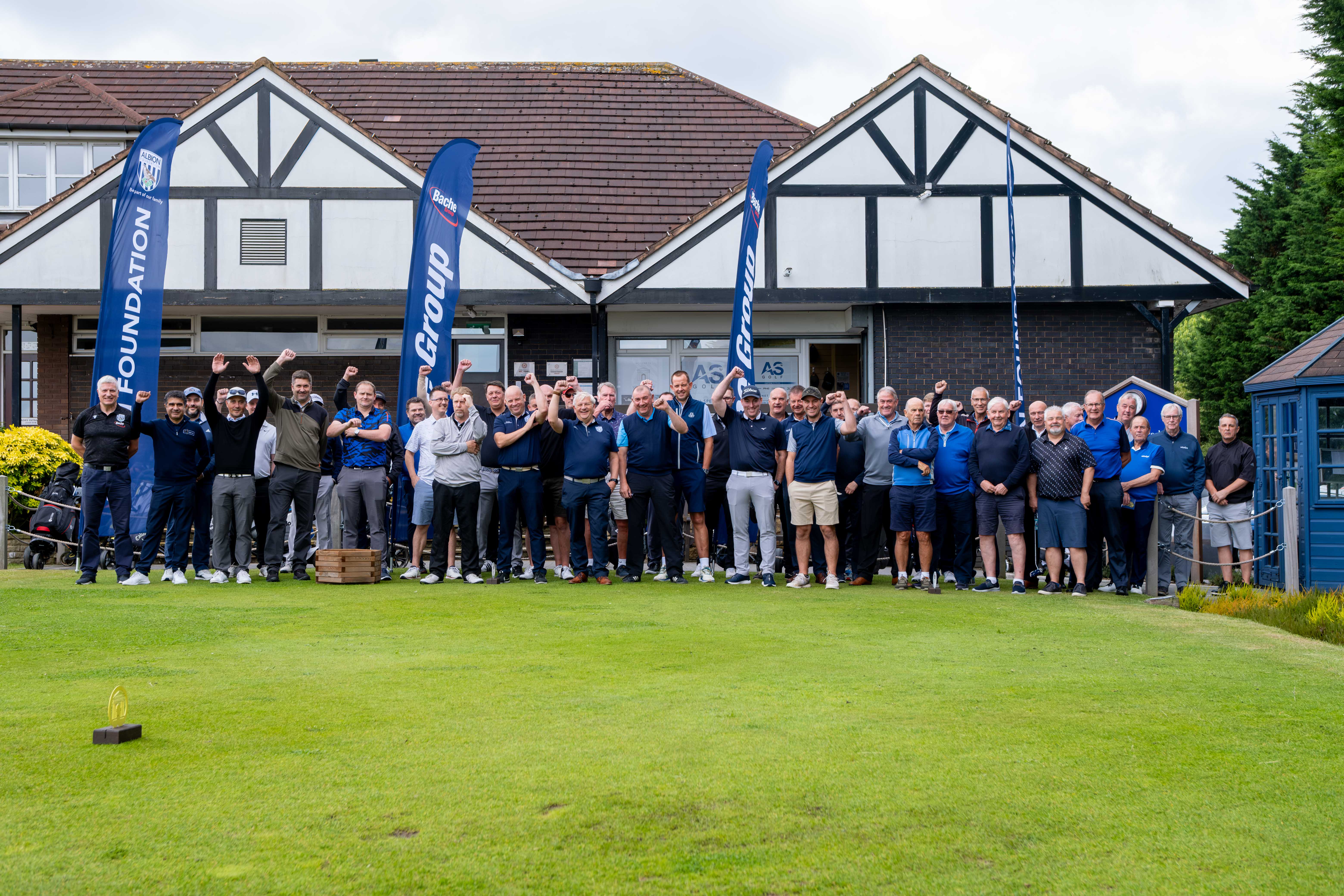 The Albion Foundation Golf Day players get set for a day on the course.