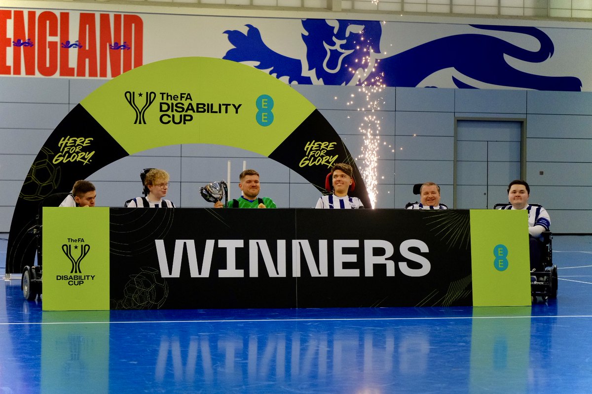 WBA Powerchair named FA Disability Cup champions.