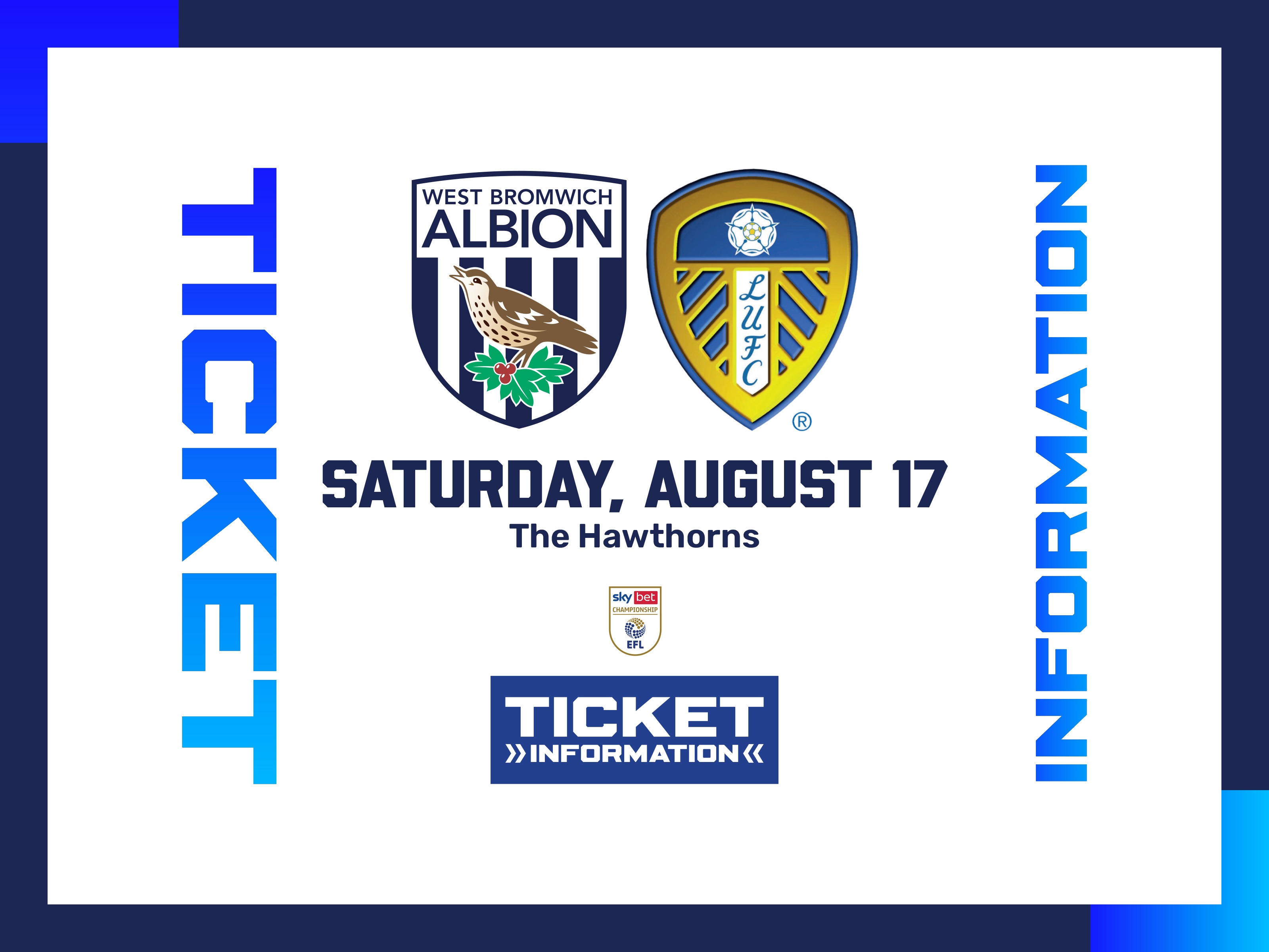 WBA v Leeds United ticket graphic 