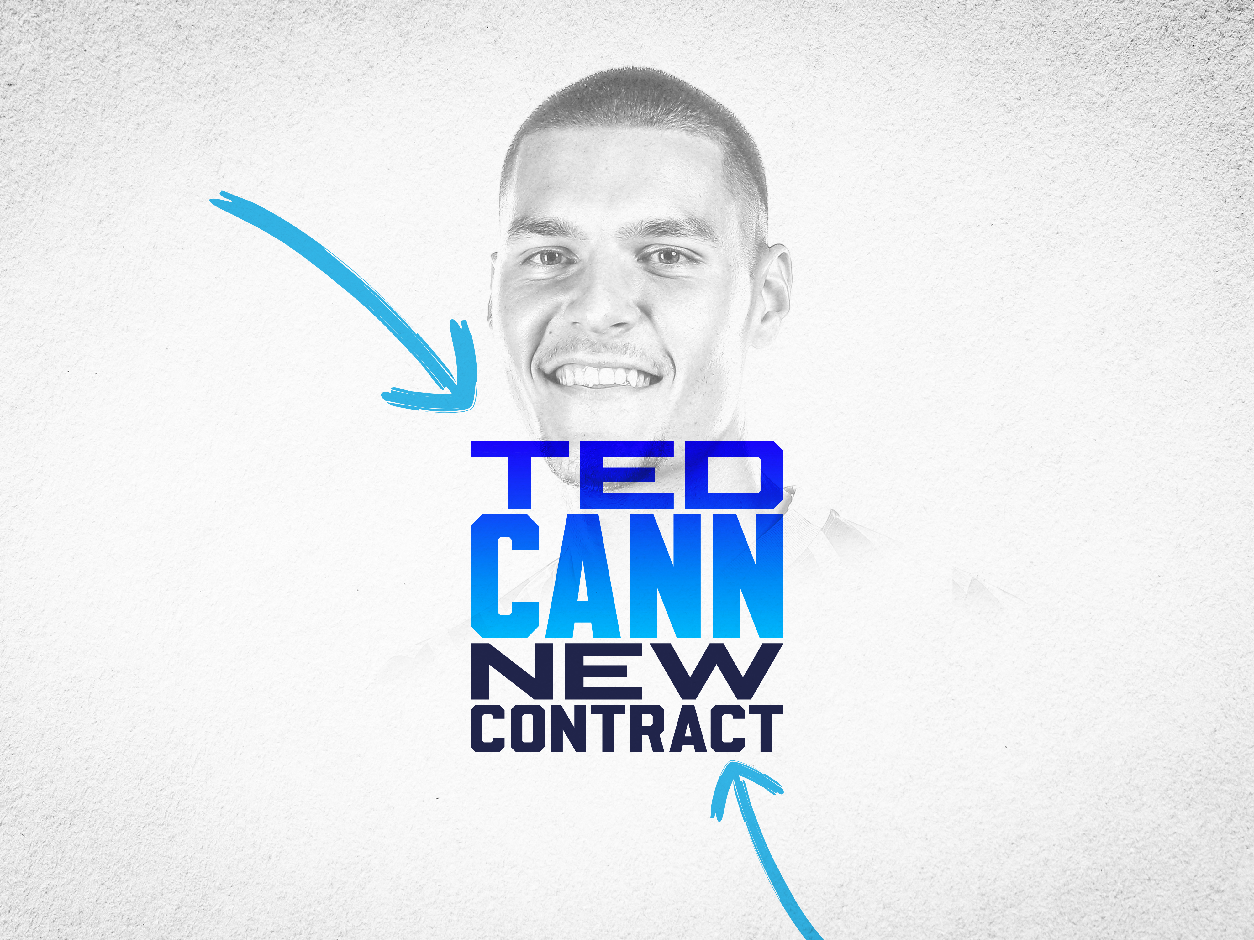 Ted Cann contract announcement graphic