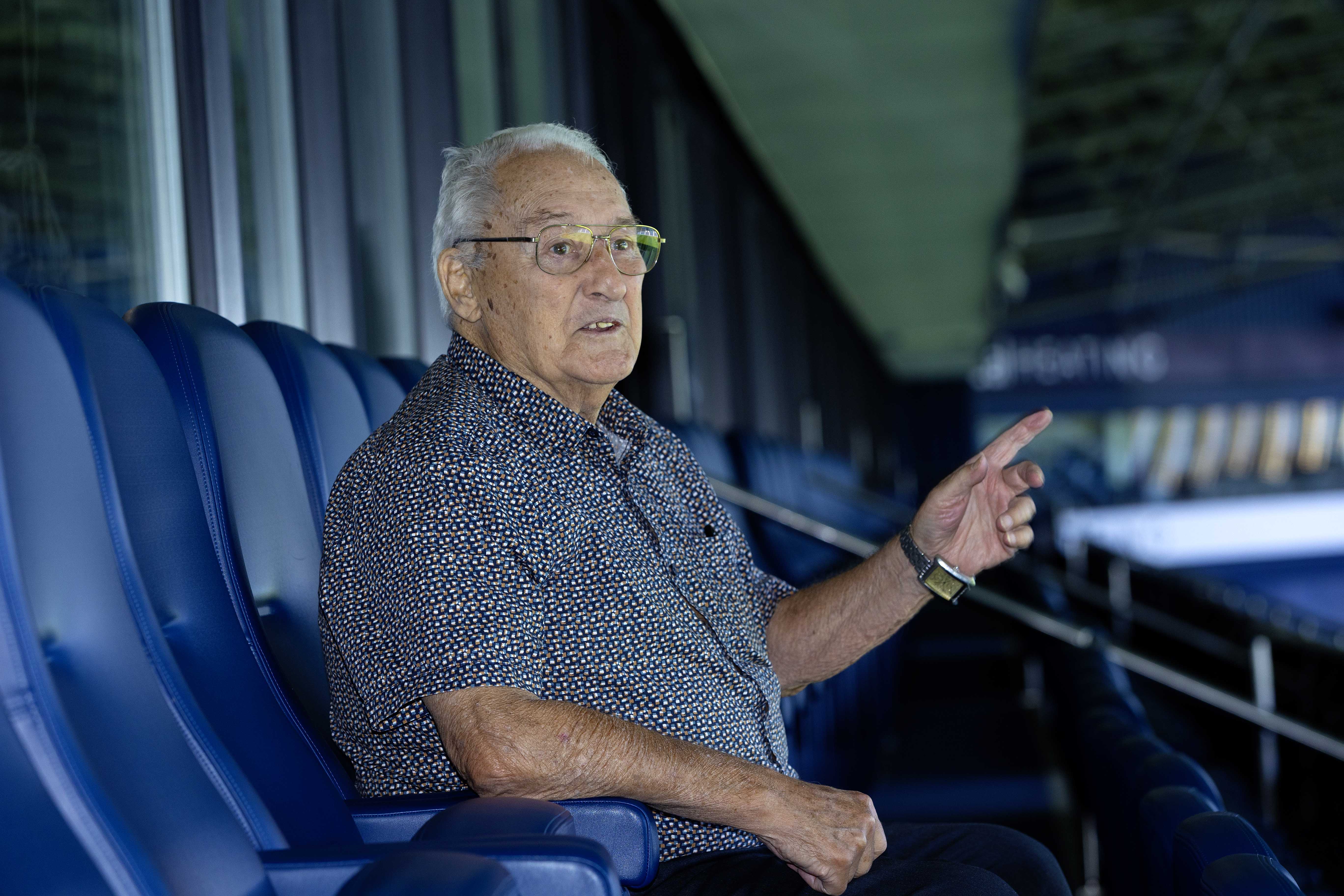 Graham Williams sat at The Hawthorns 