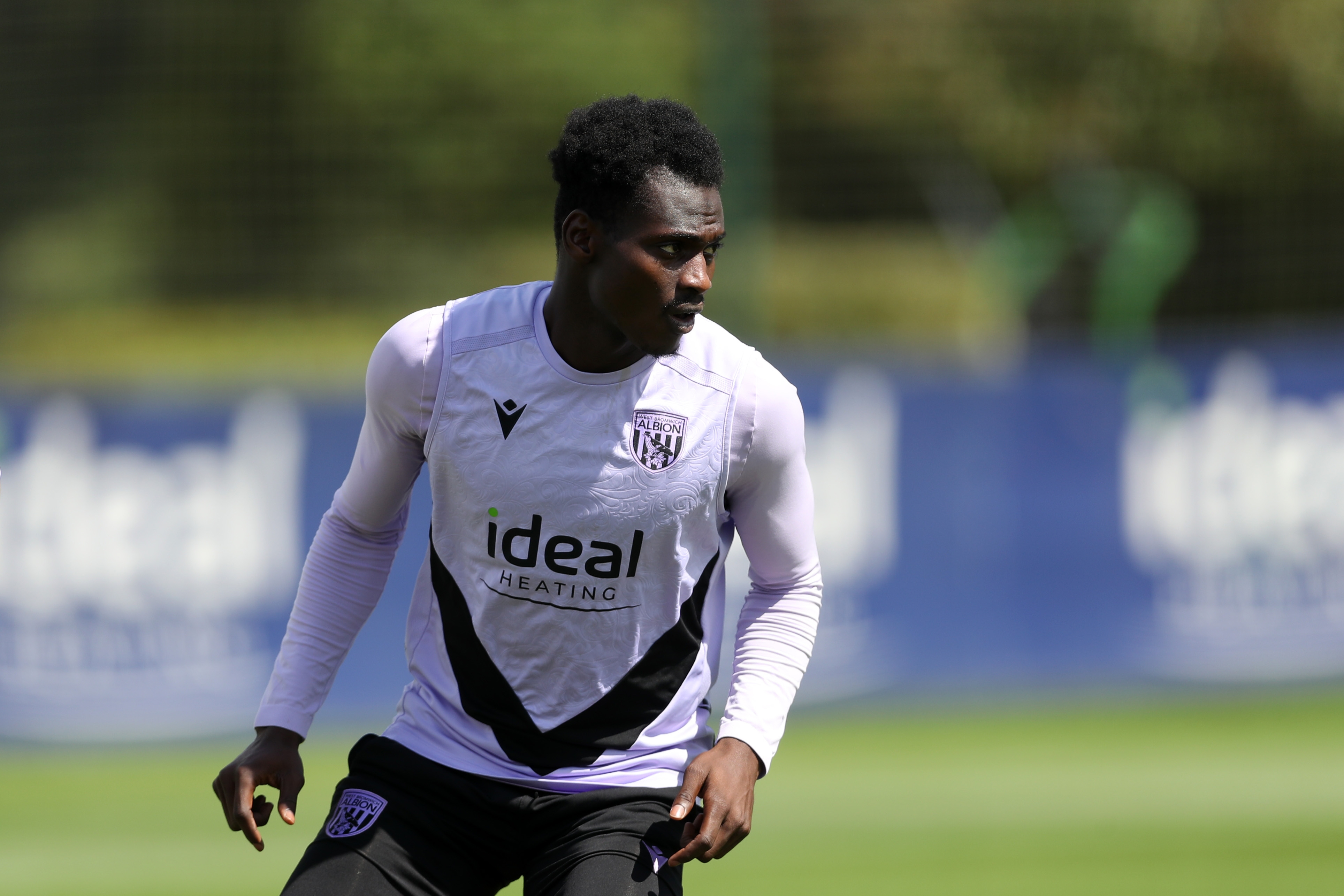 Ousmane Diakité during a training session 