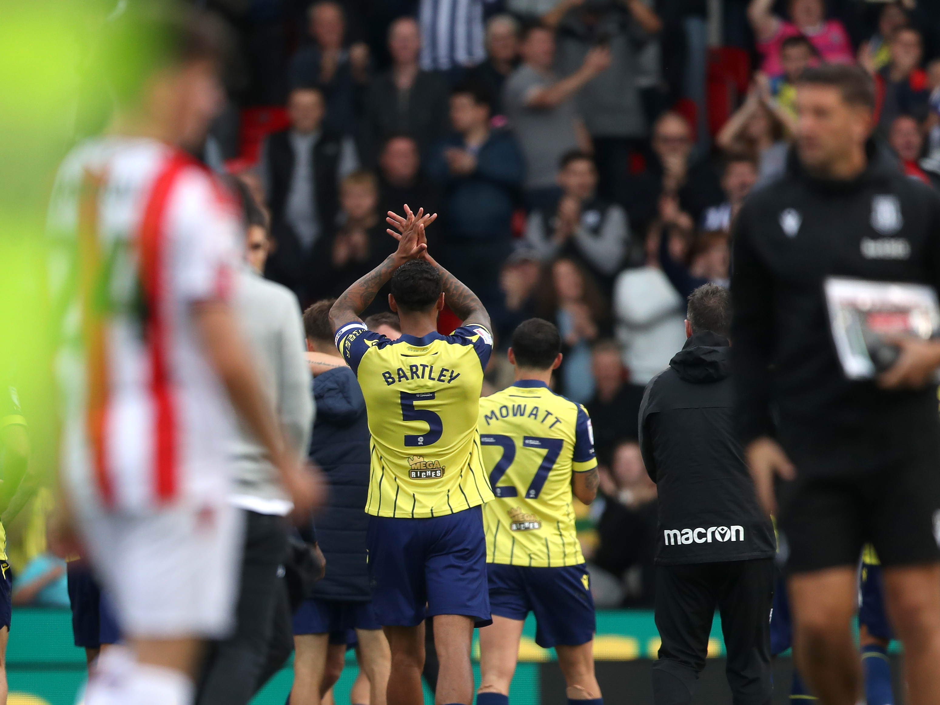 A photo of Albion away supporters Stoke City