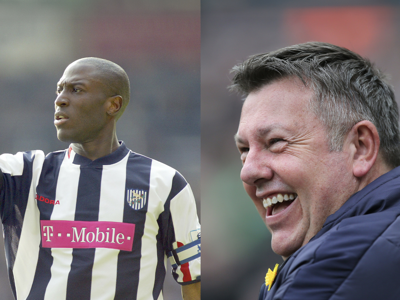 An image of Kevin Campbell (left) and Craig Shakespeare (right)