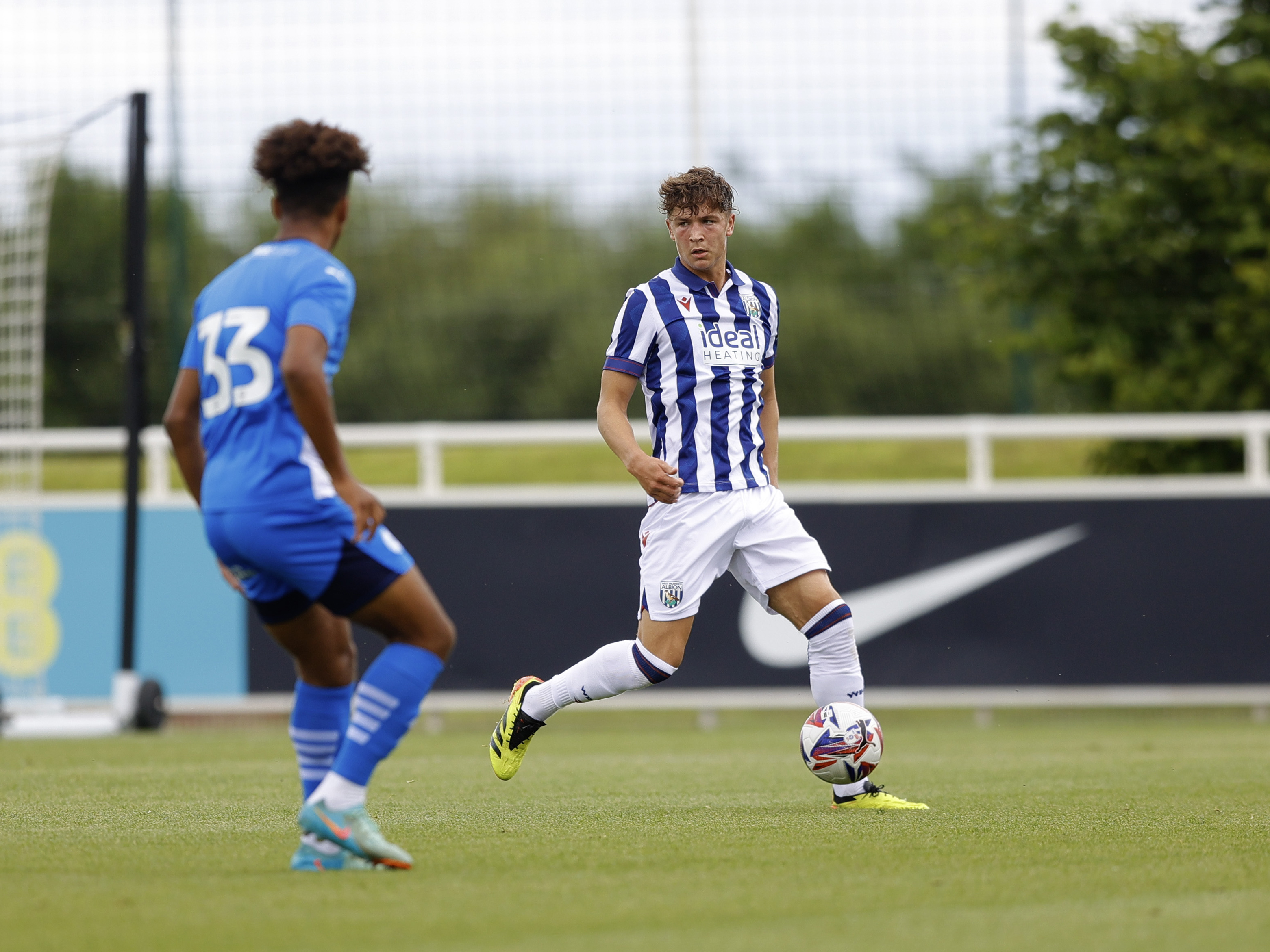 An image of Cole Deeming in action for Albion