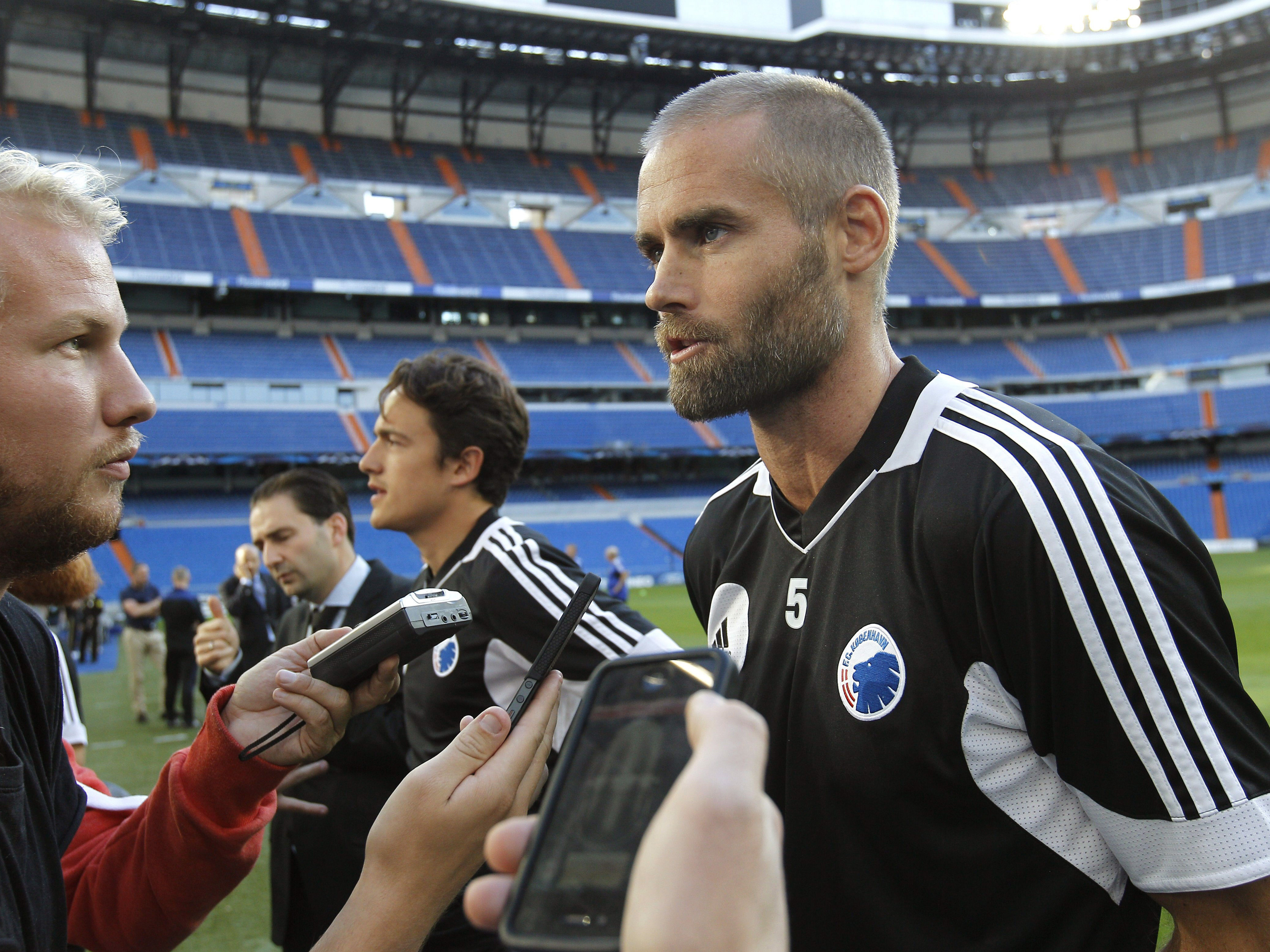 A photo of Sweden defender Olof Mellberg 