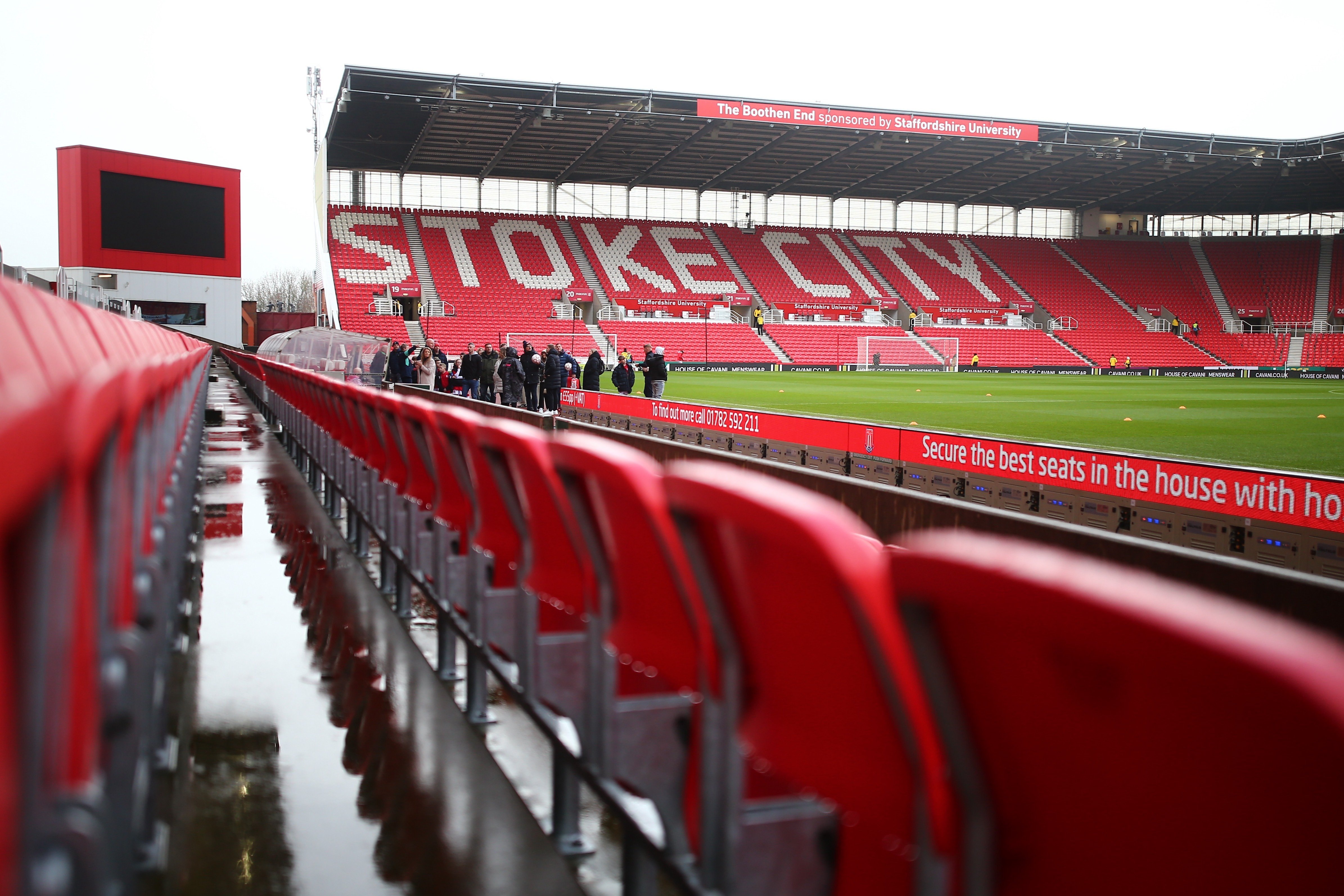 A general view of the bet365 Stadium 