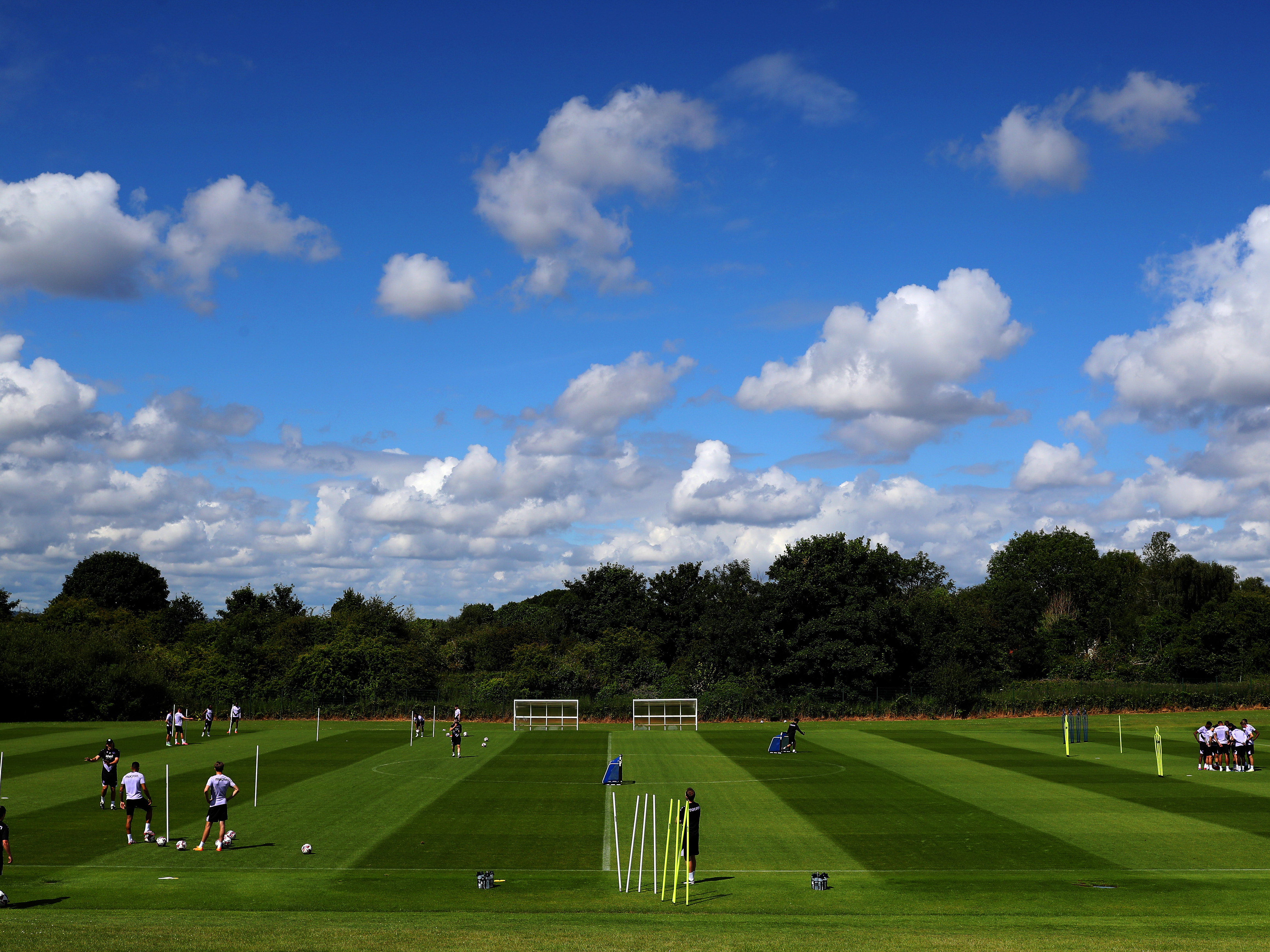 A photo of the Albion training ground pitches