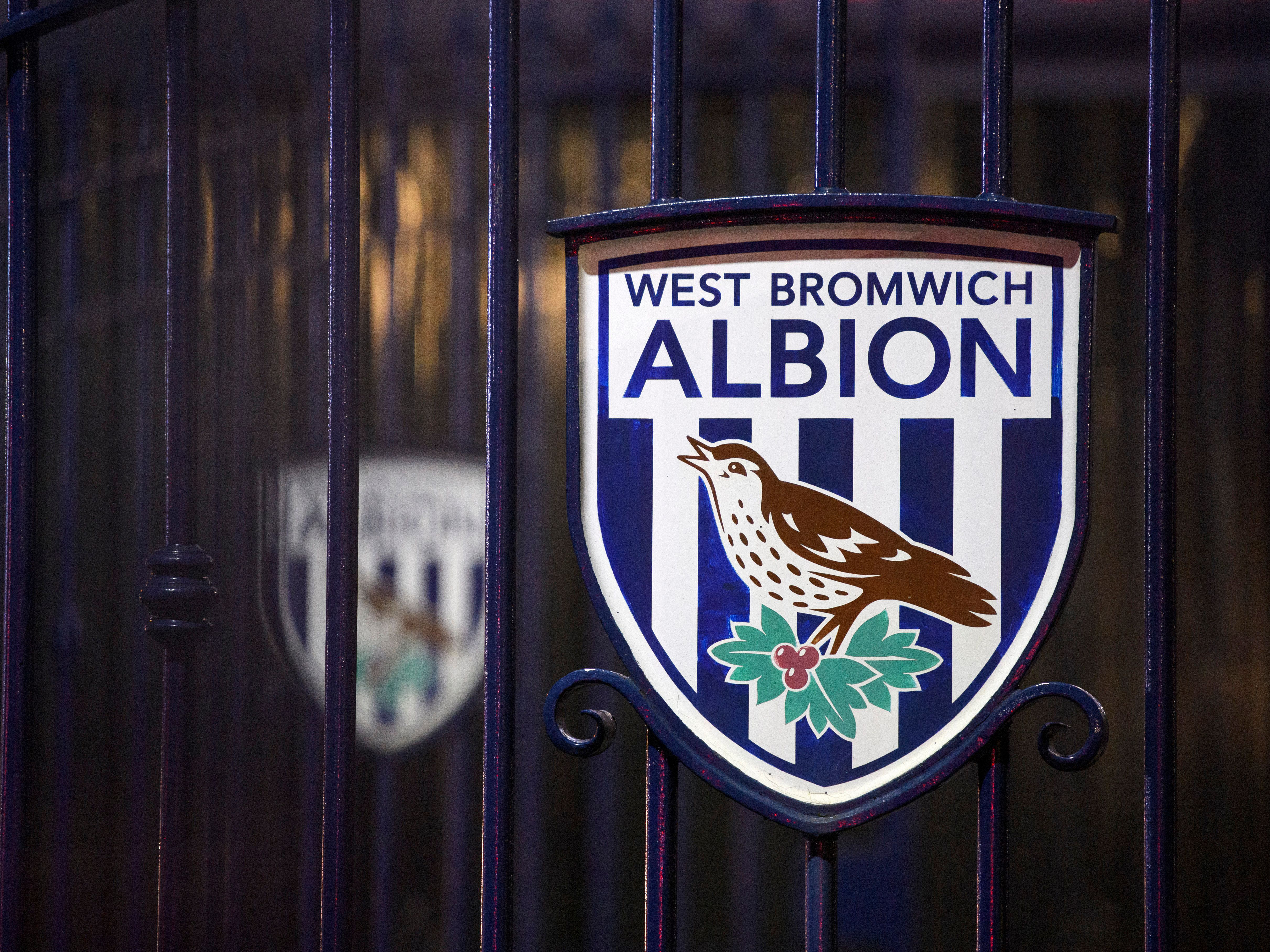 An image of the West Bromwich Albion badge on some gates