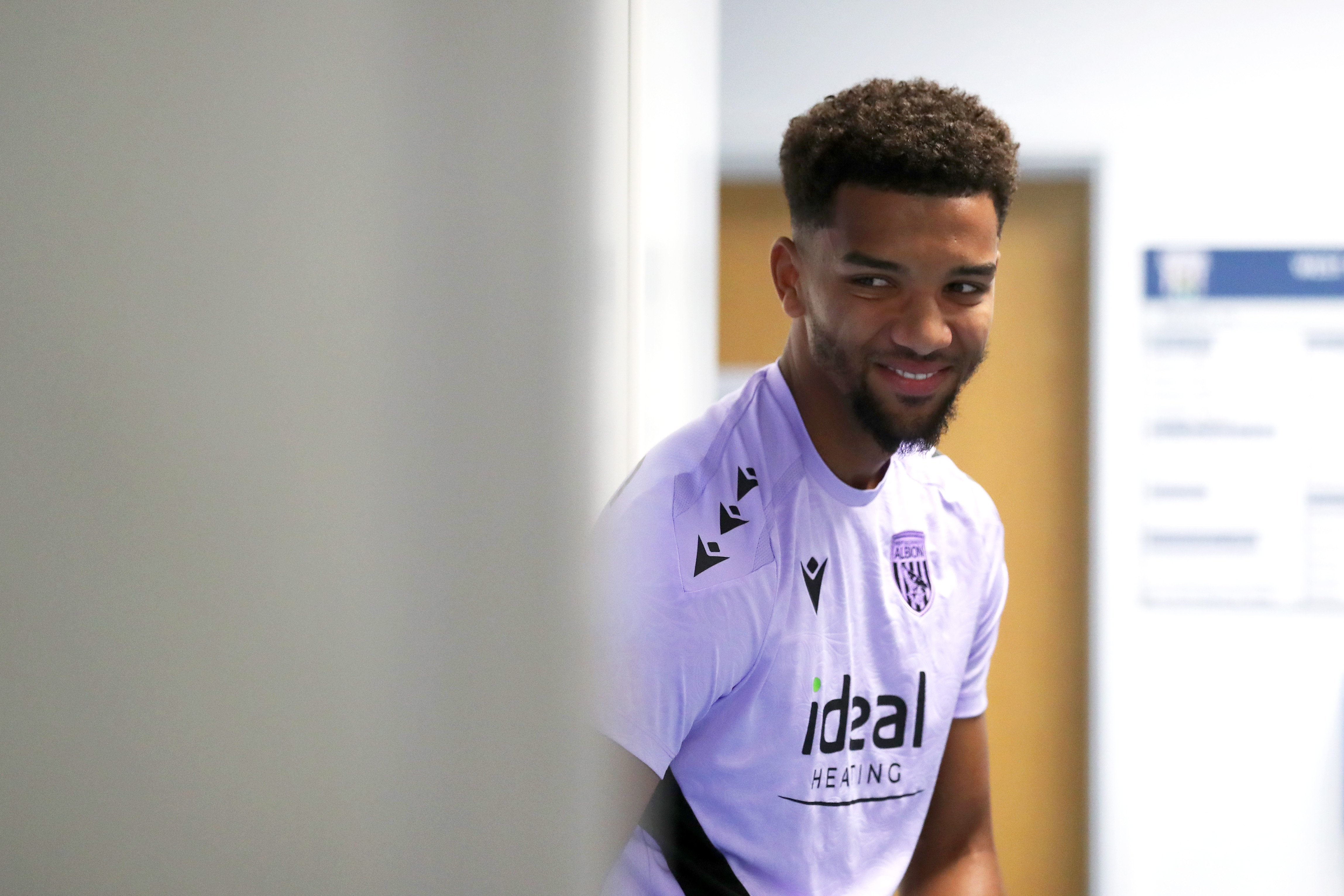 Mason Holgate smiling 