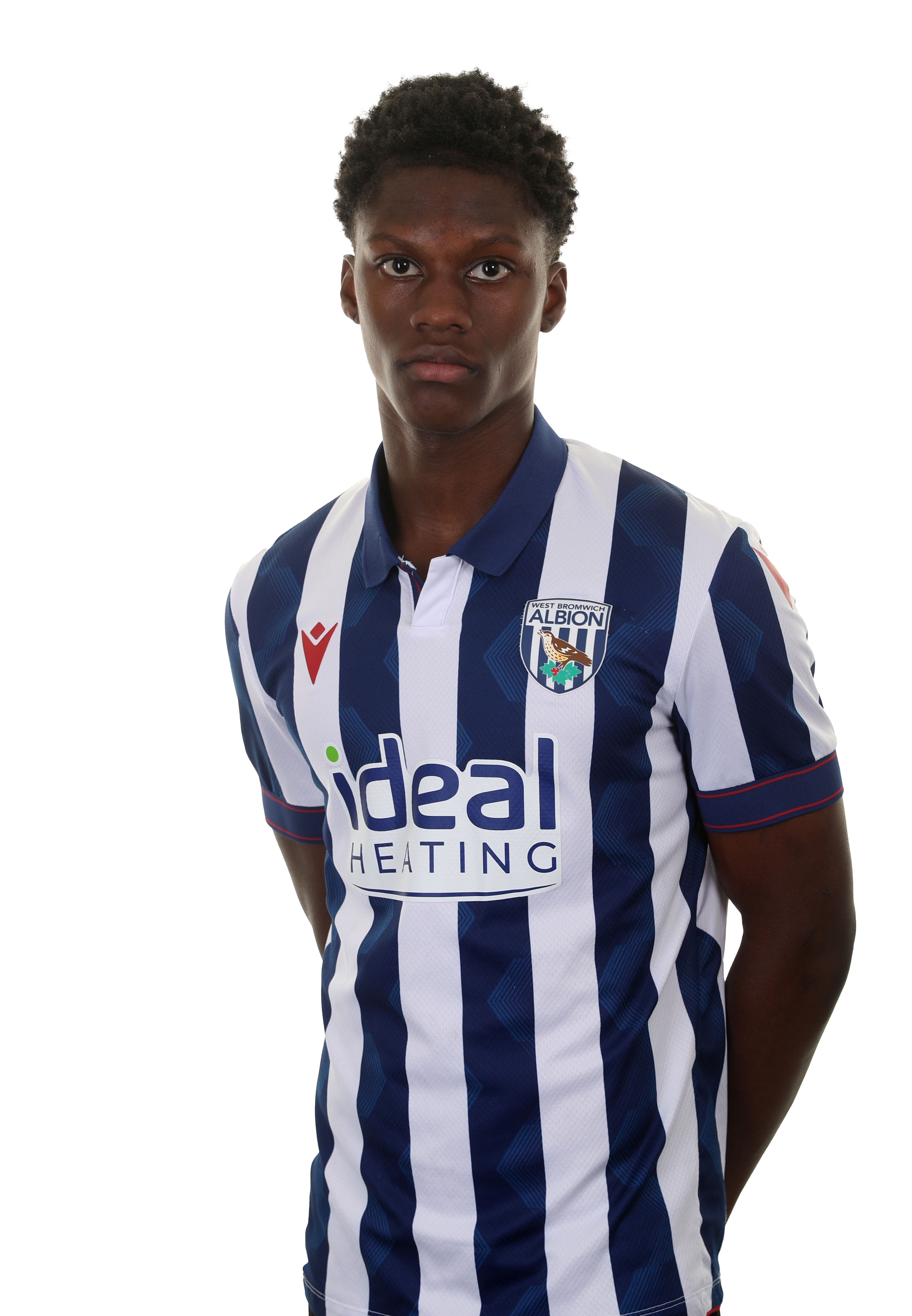 A photo of U18s player Dante Ranger in the 2024/25 home kit