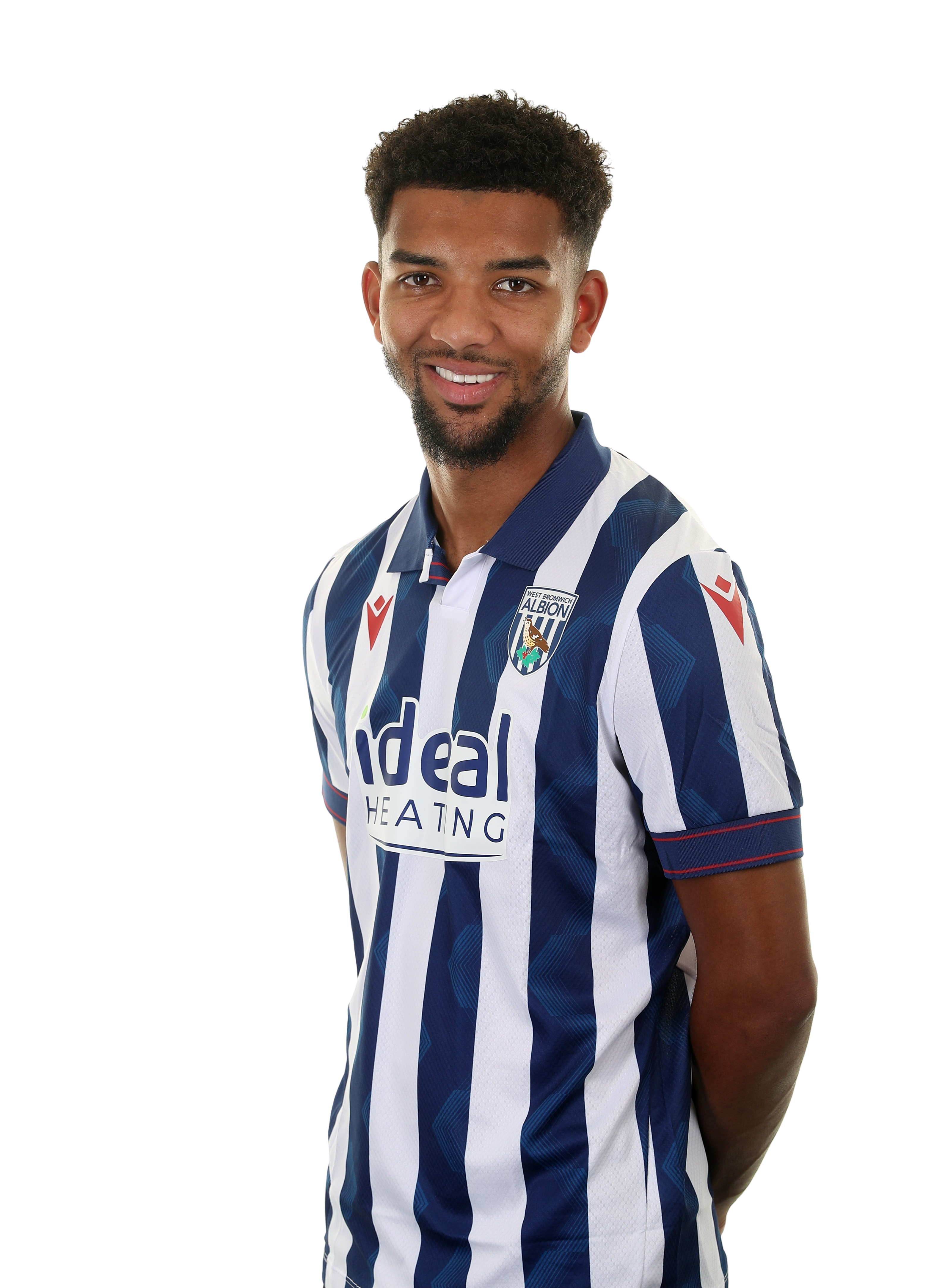 A club headshot image of Mason Holgate in the 2024/25 home kit