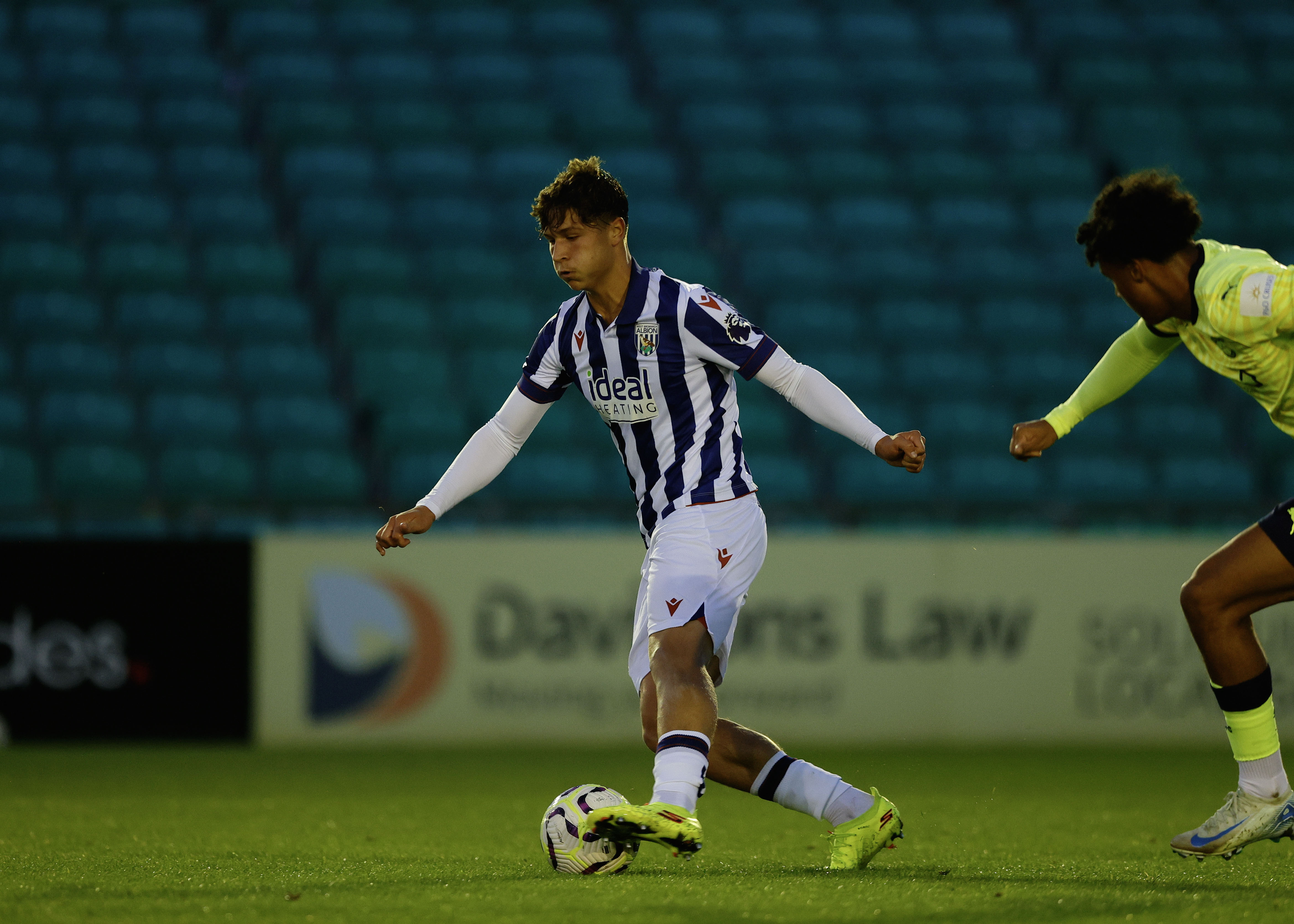 Albion in action against Southampton, in home colours.