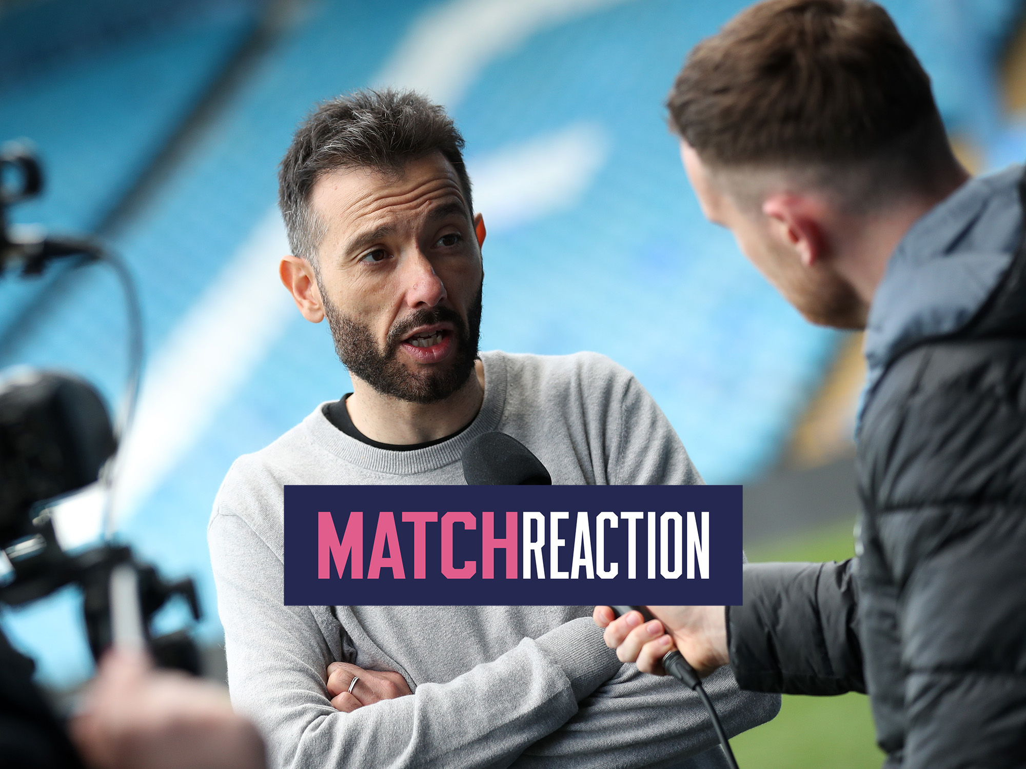 Carlos Corberán is interviewed after Albion's defeat at Sheffield Wednesday 